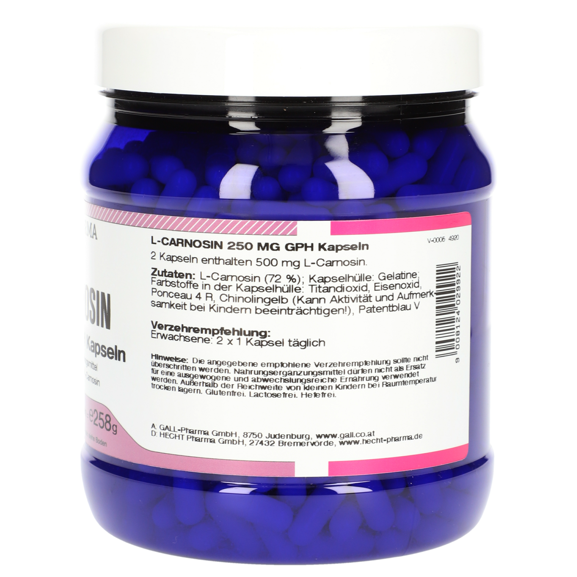 L-Carnosin 250 mg GPH Kapseln