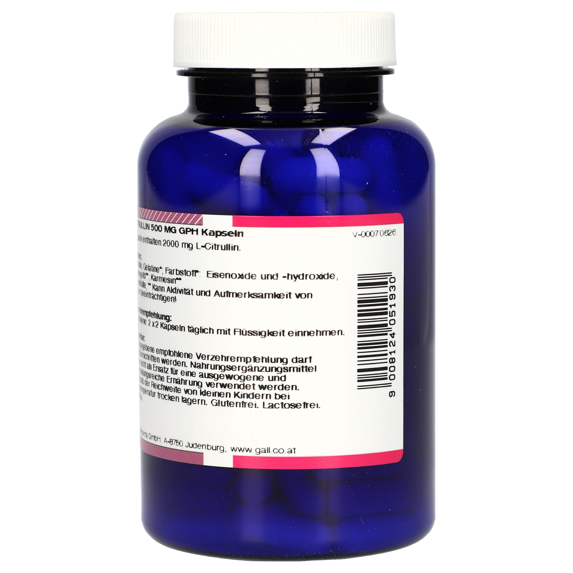 L-Citrullin 500 mg GPH Kapseln