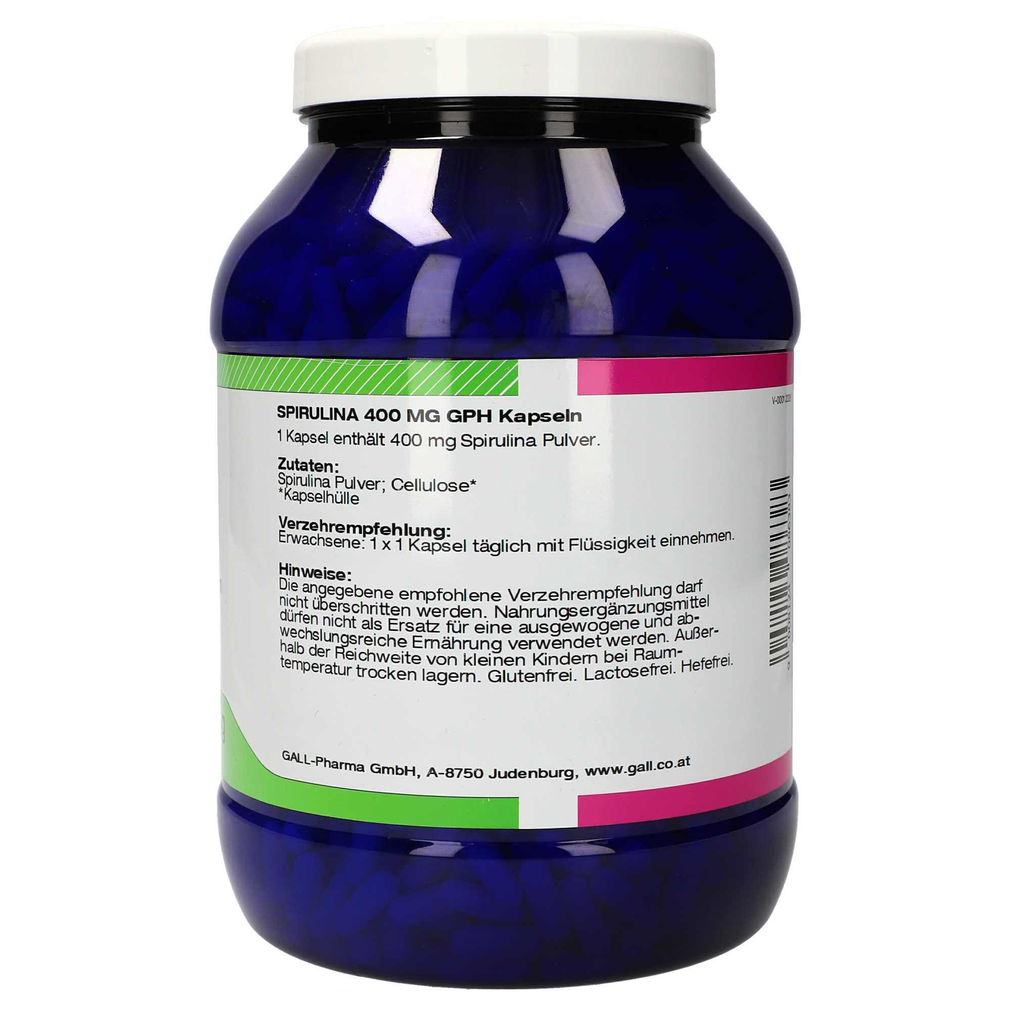 Spirulina 400 mg GPH Kapseln