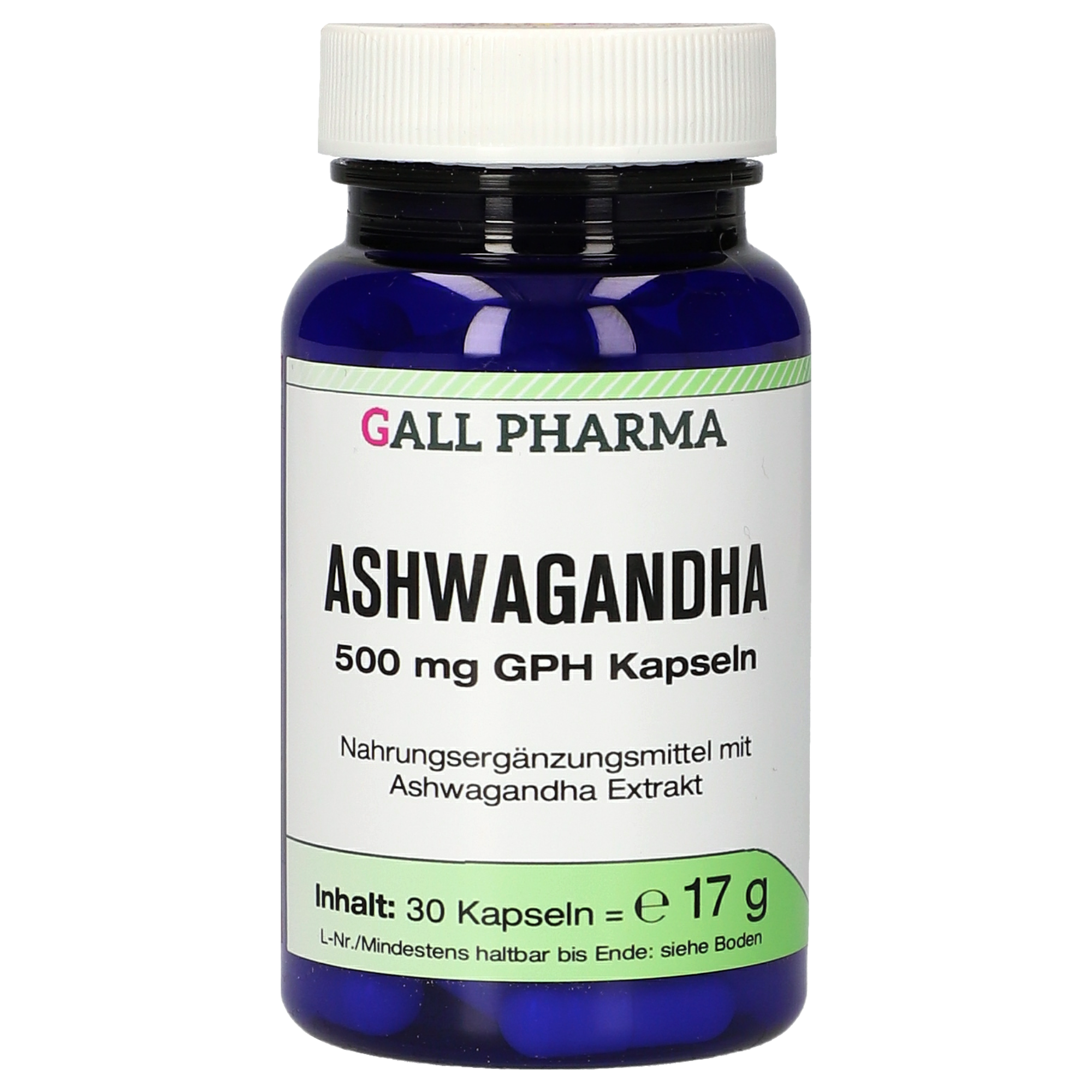 Ashwagandha 500 mg GPH Kapseln