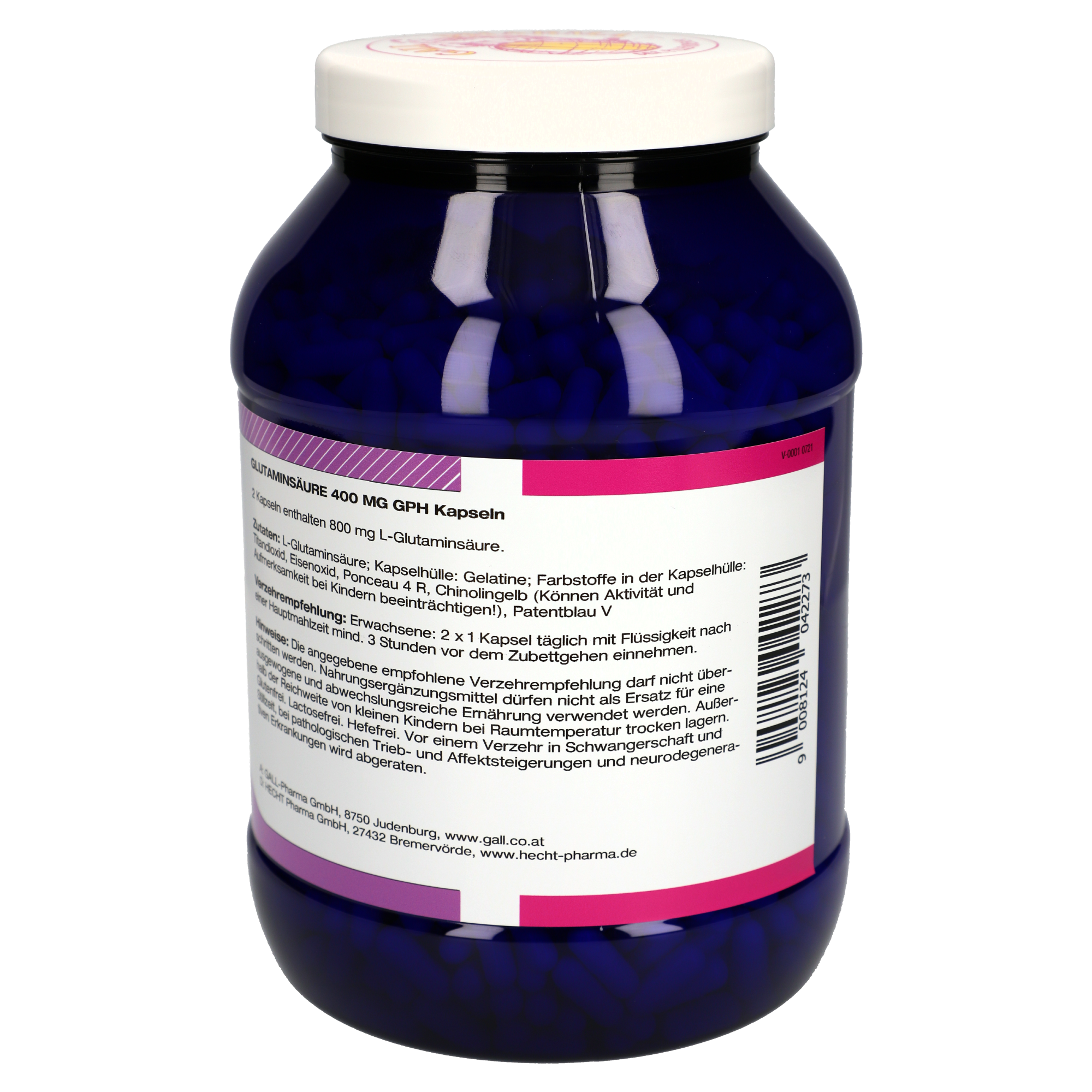 L-Glutaminsäure 400 mg GPH Kapseln