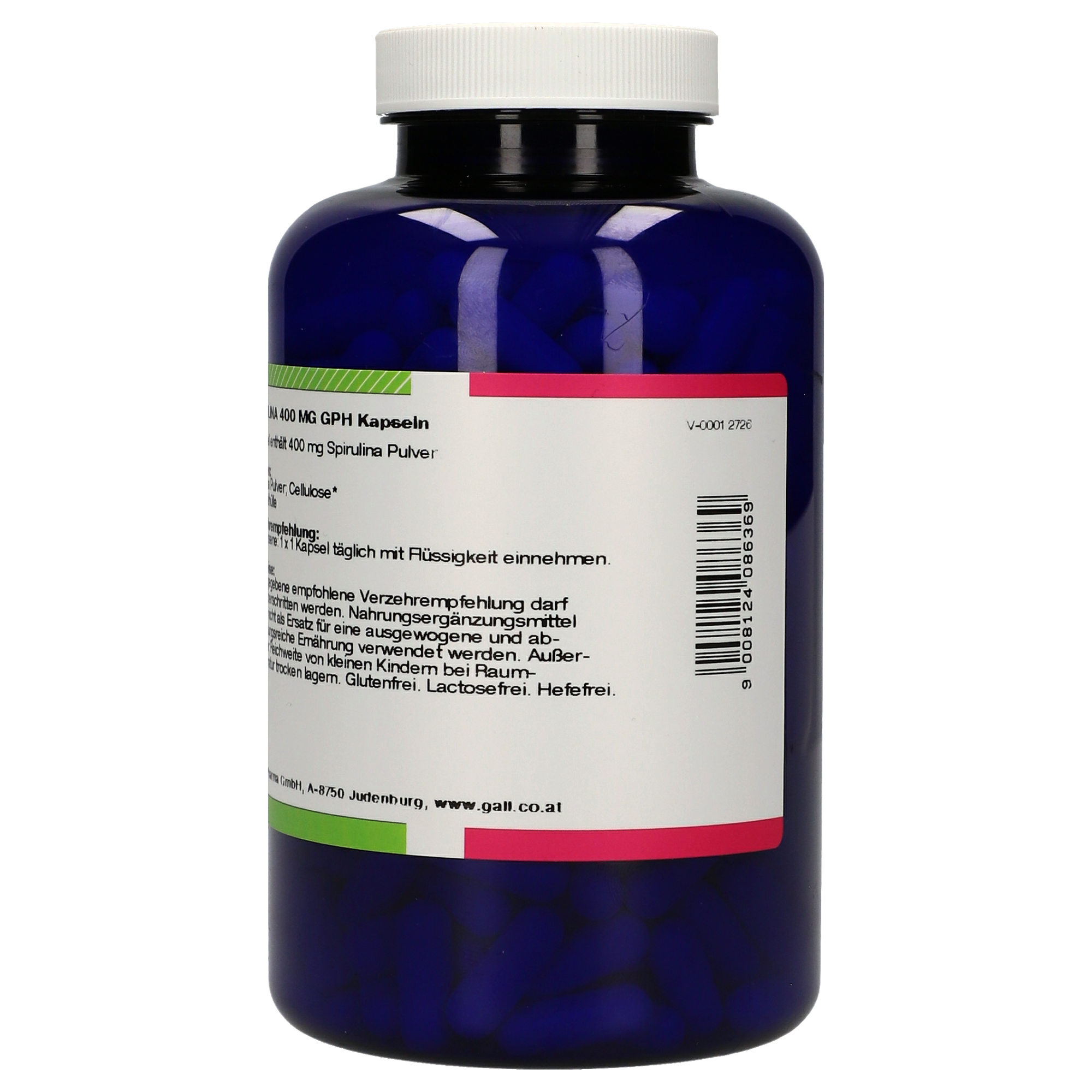Spirulina 400 mg GPH Kapseln