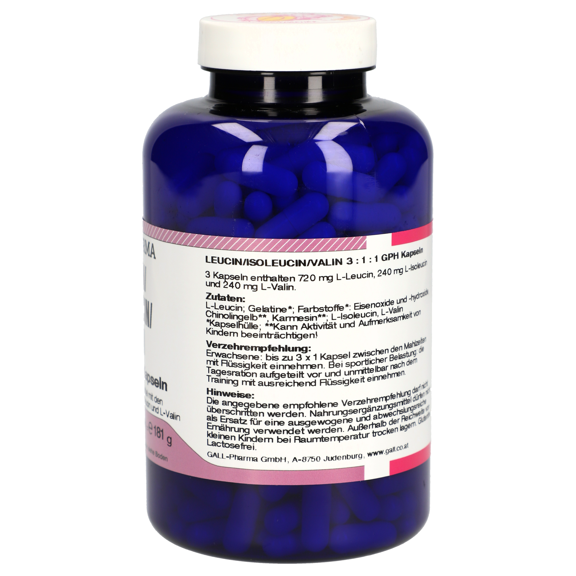 Leucin / Isoleucin / Valin 3:1:1 GPH Kapseln