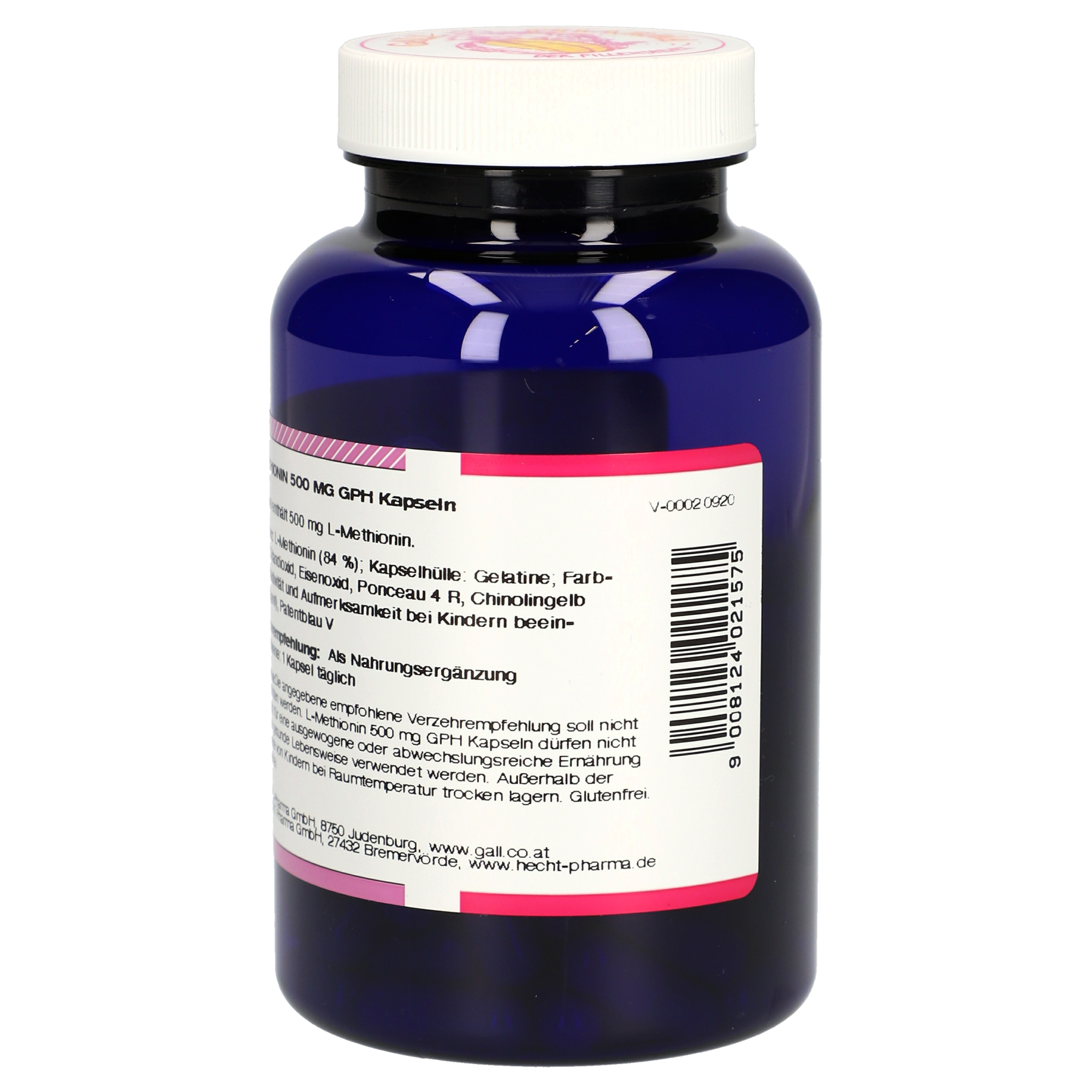 L-Methionin 500 mg GPH Kapseln