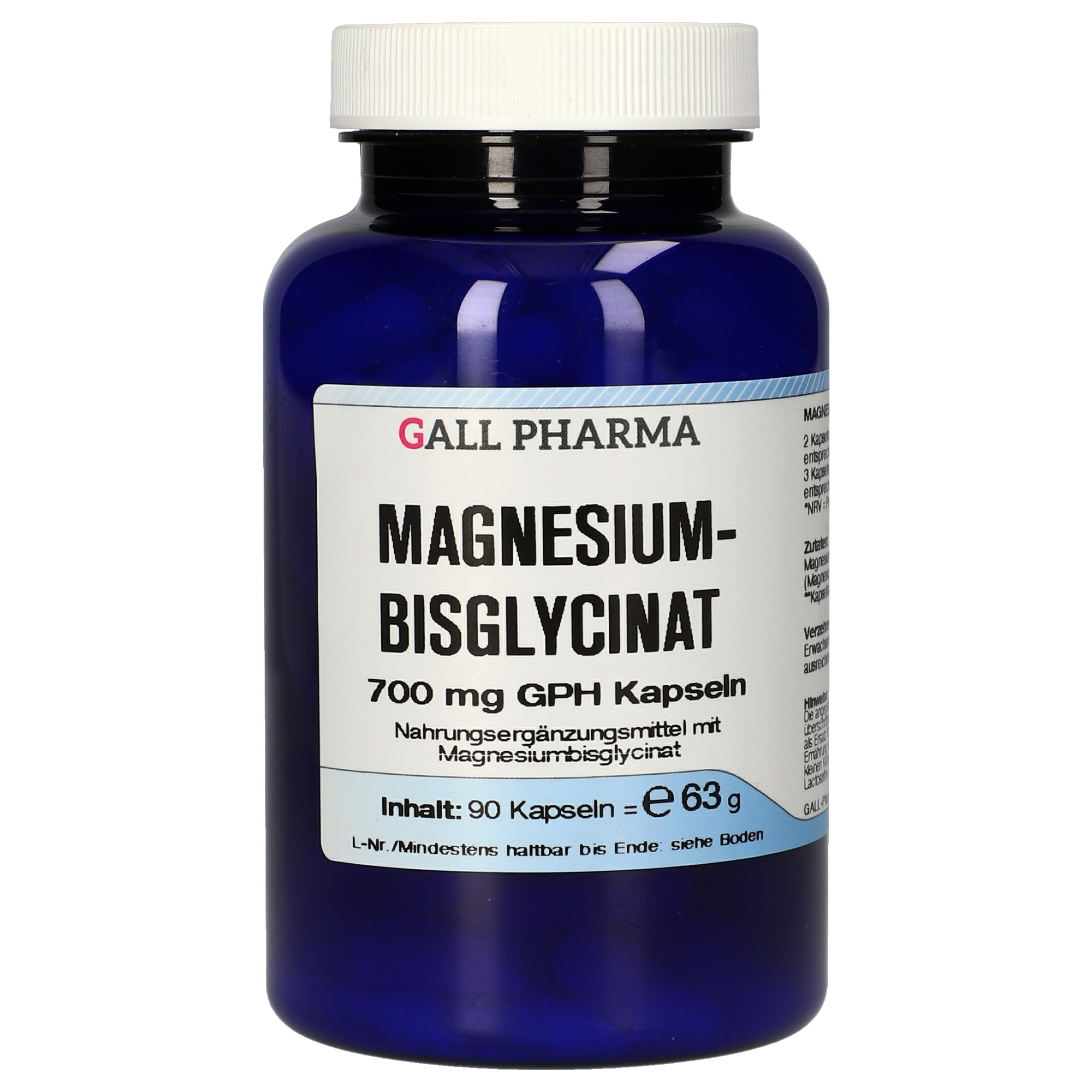 Magnesiumbisglycinate 700 mg GPH Capsules