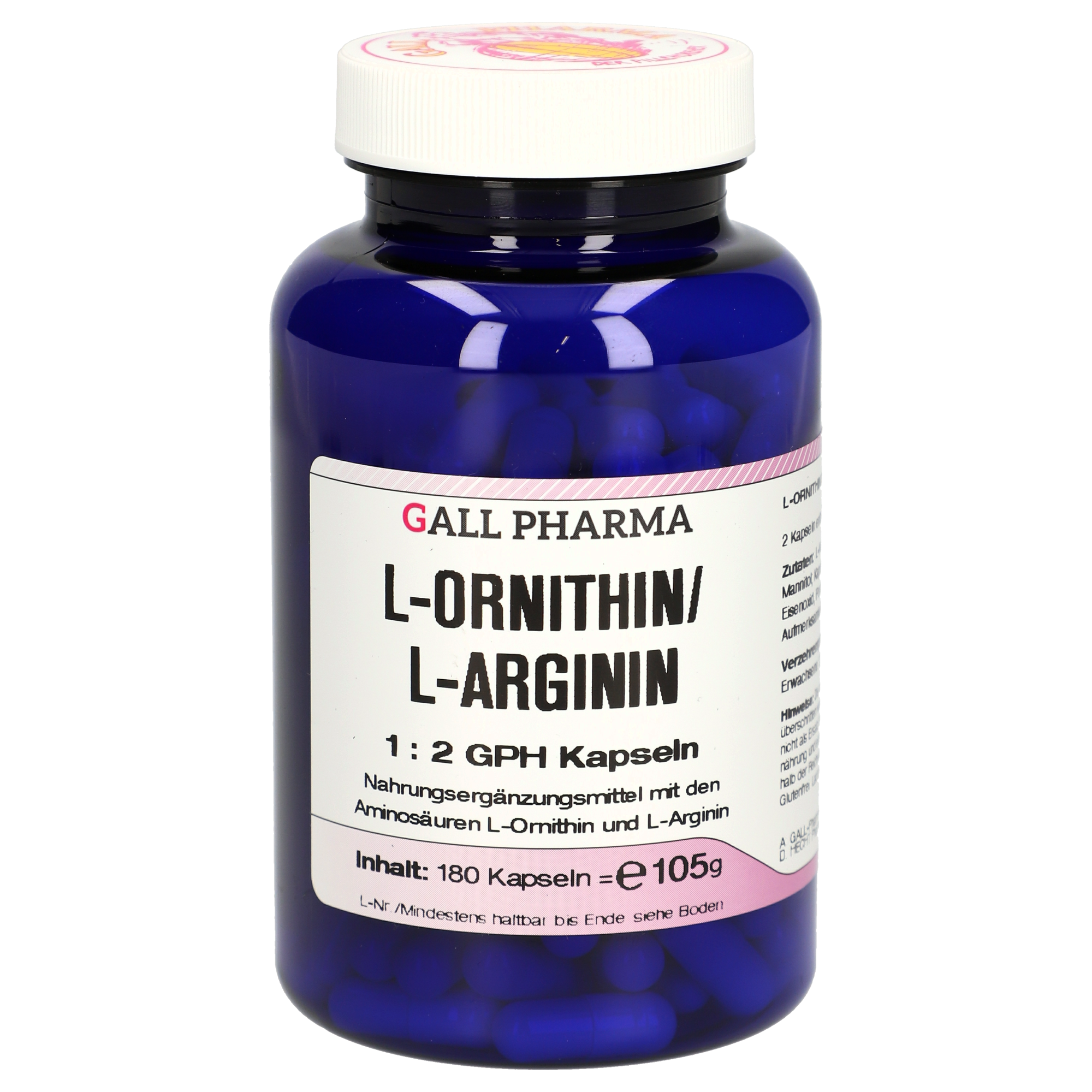L-Ornithin / L-Arginin 1:2 GPH Kapseln