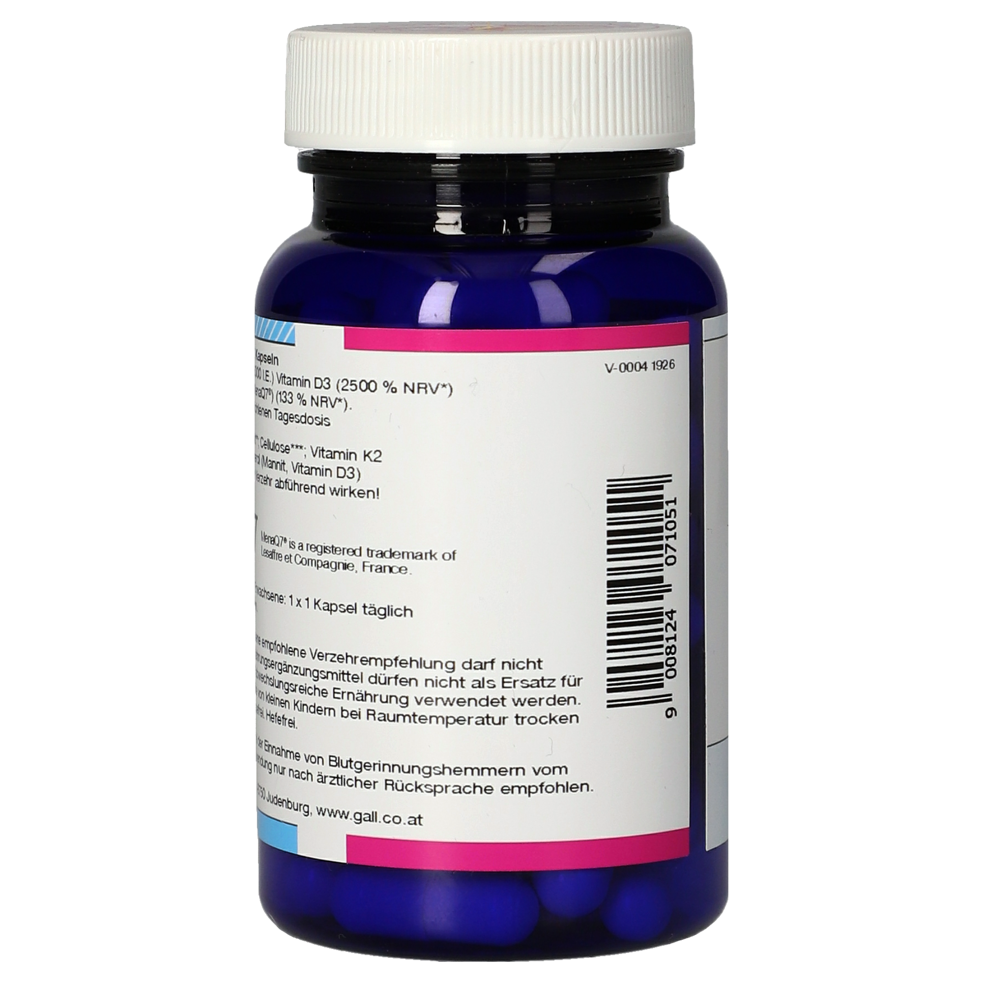 Vitamin D3 + K2 GPH Kapseln
