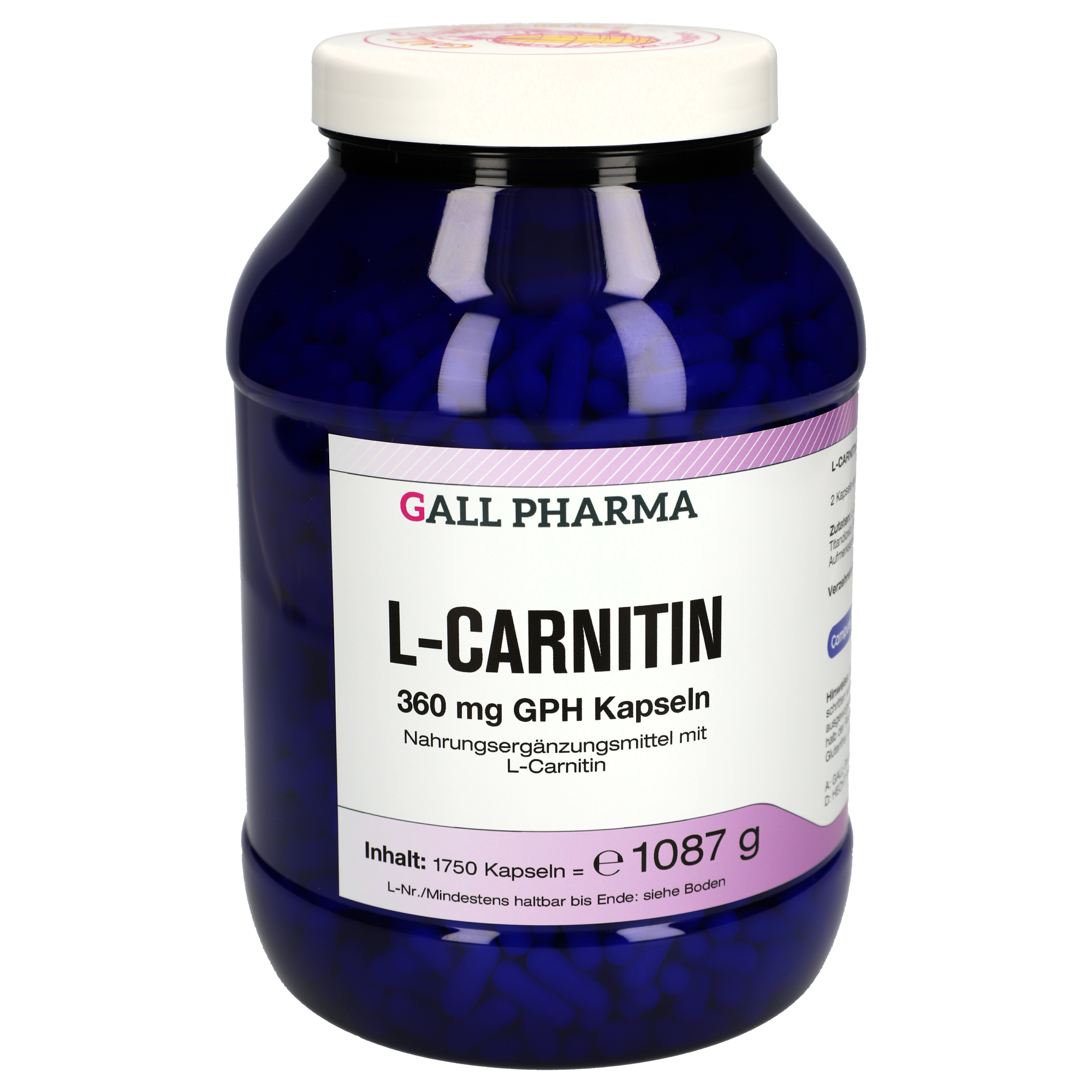 L-Carnitine 360 mg GPH Capsules