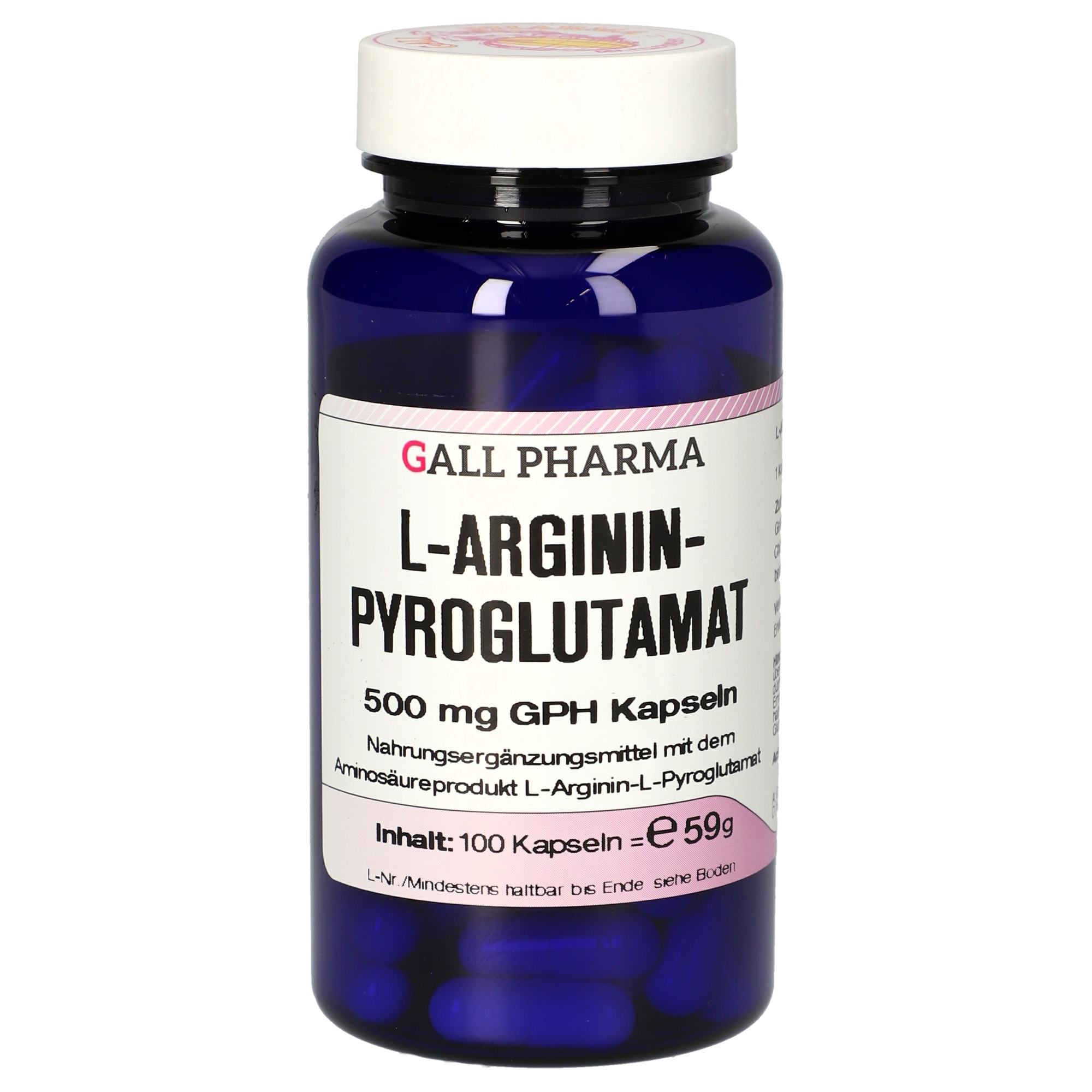 L-Argininpyroglutamat 500 mg GPH Kapseln