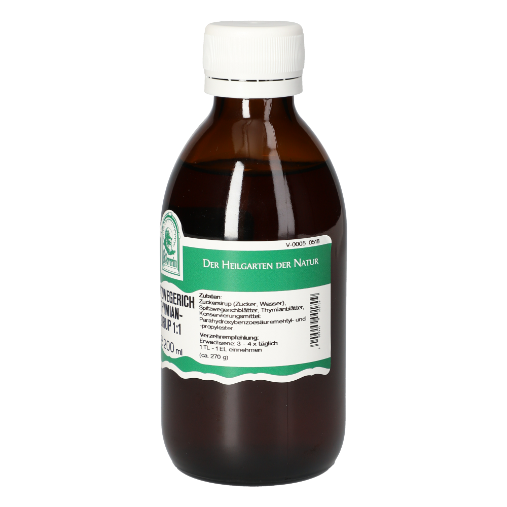 Spitzwegerich-Thymian 1:1 Sirup