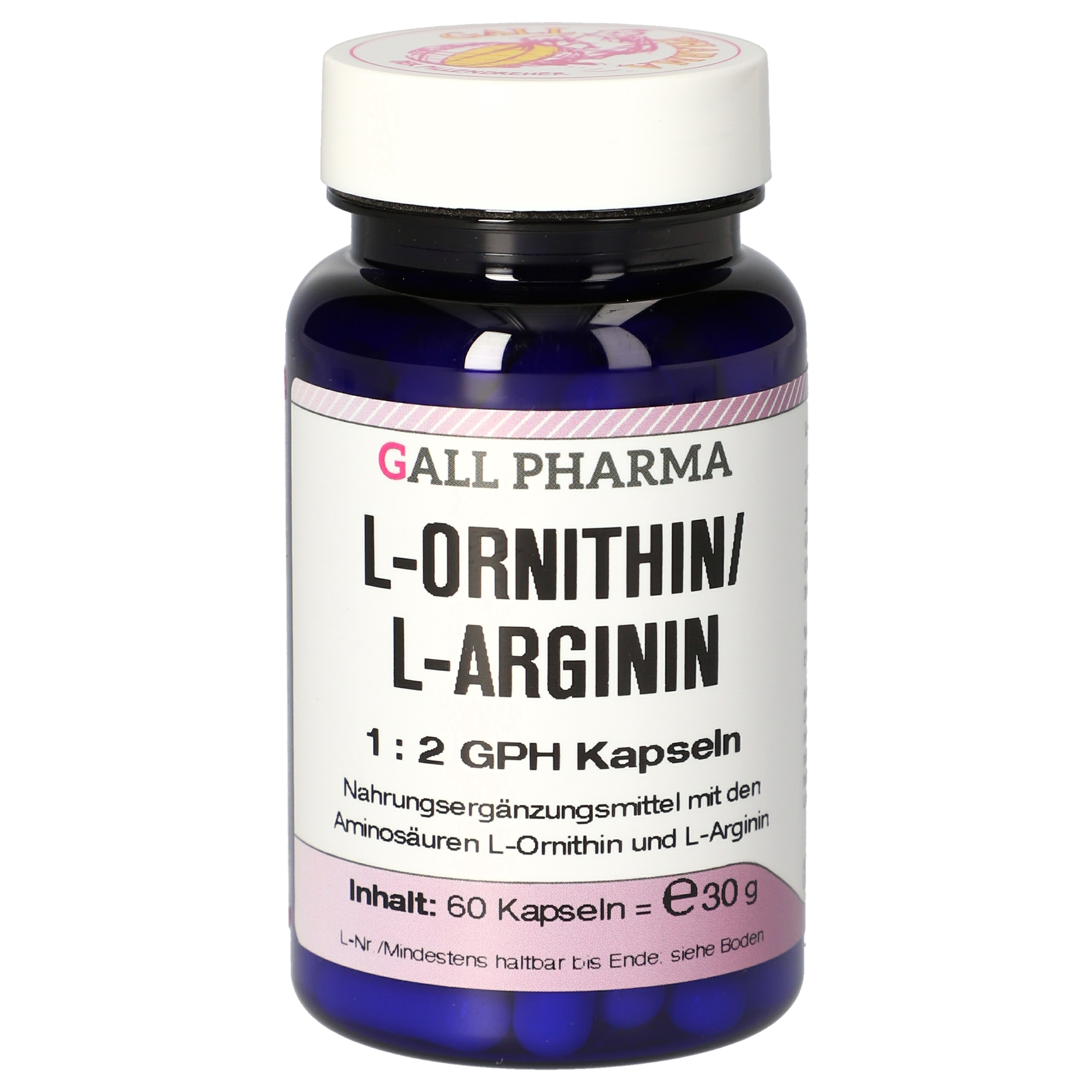 L-Ornithin / L-Arginin 1:2 GPH Kapseln