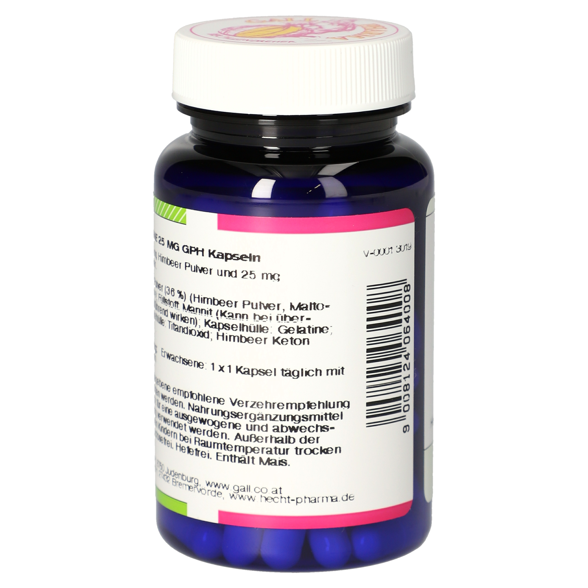 Raspberryketone 25 mg GPH Kapseln