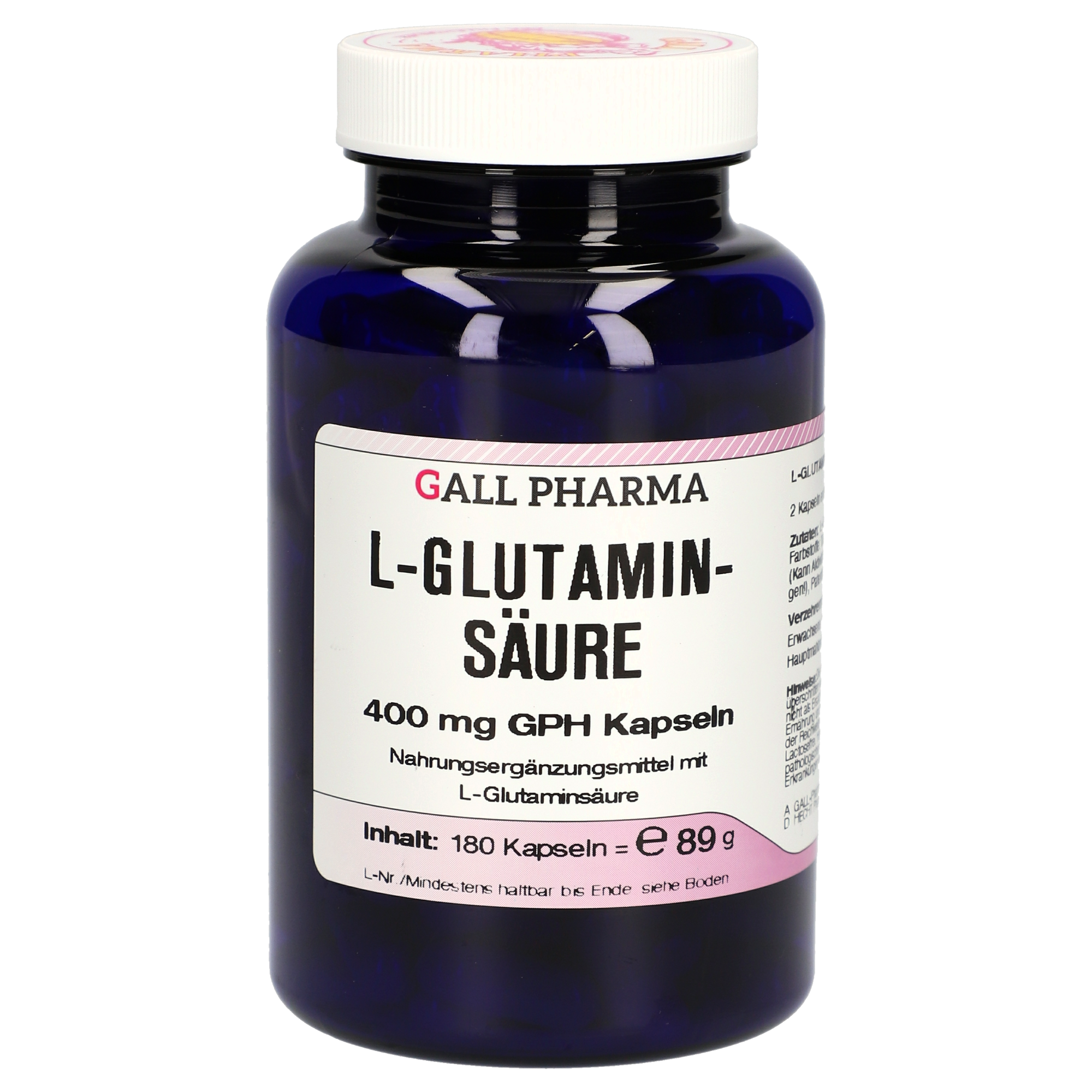 L-Glutaminsäure 400 mg GPH Kapseln