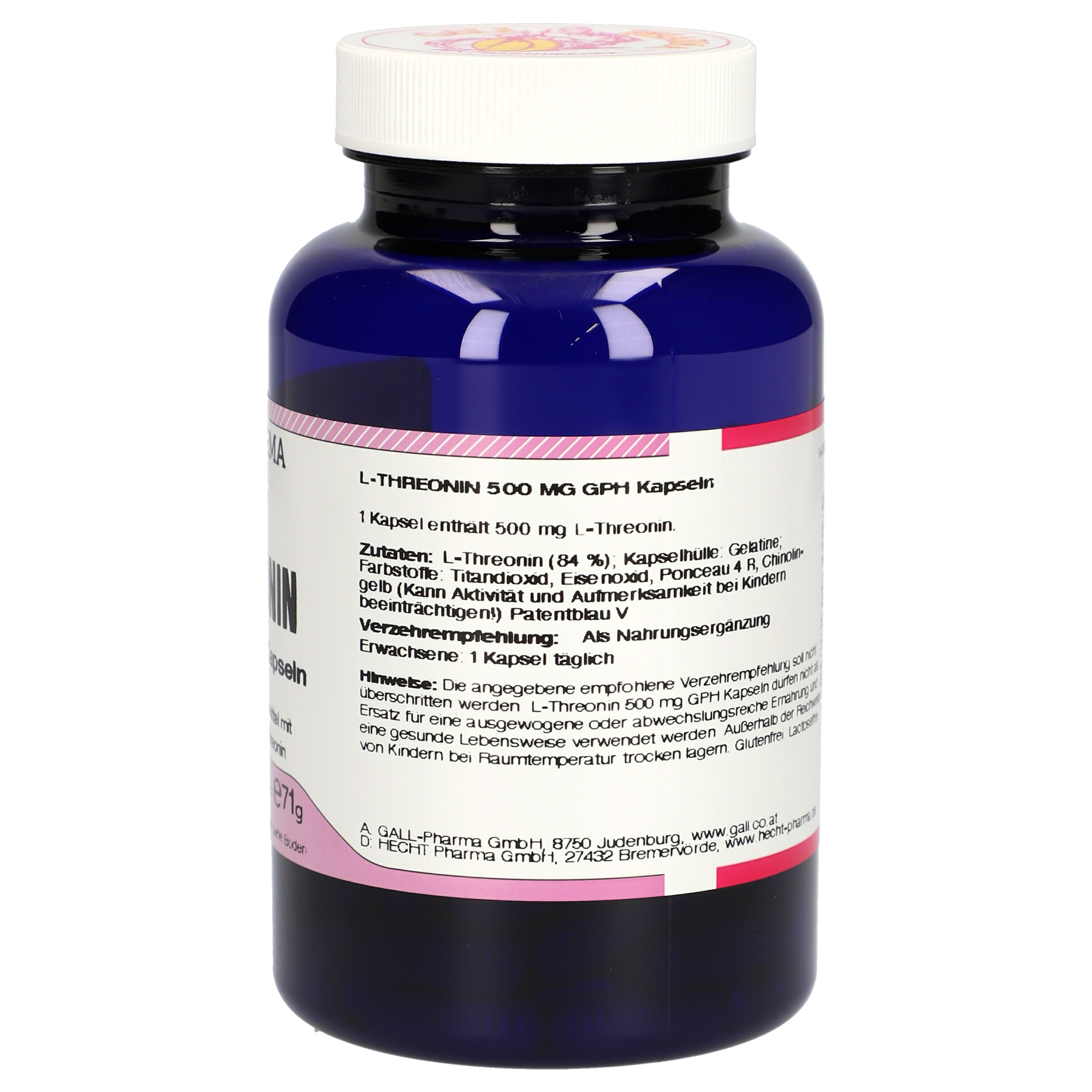 L-Threonin 500 mg GPH Kapseln