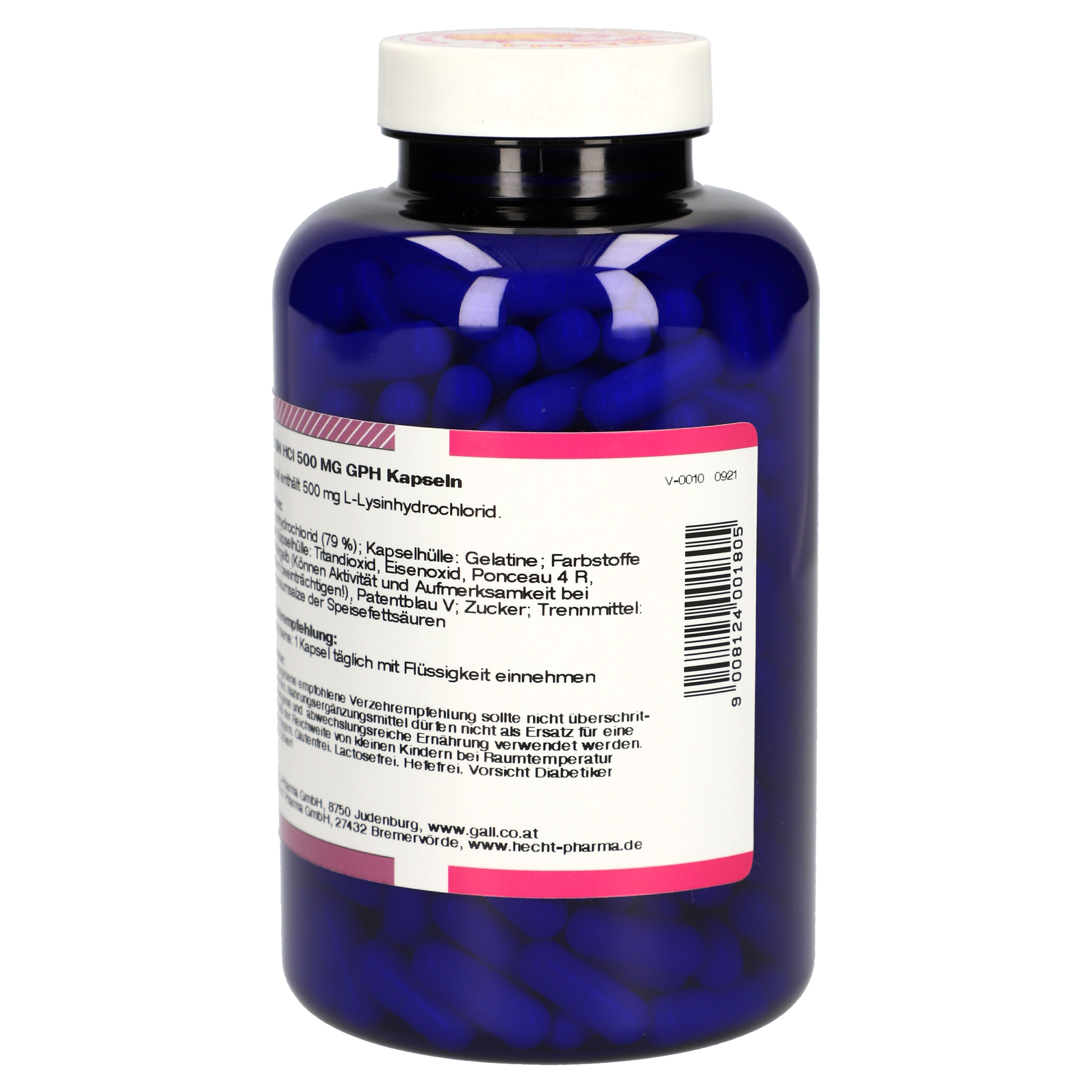 L-Lysin HCl 500 mg GPH Kapseln