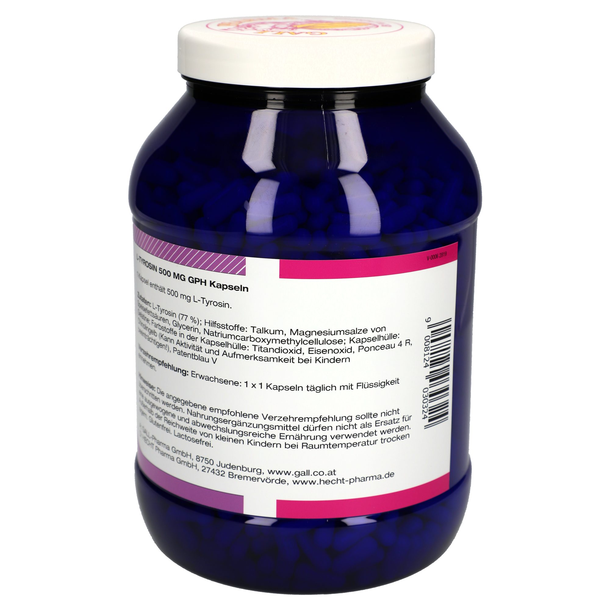 L-Tyrosin 500 mg GPH Kapseln