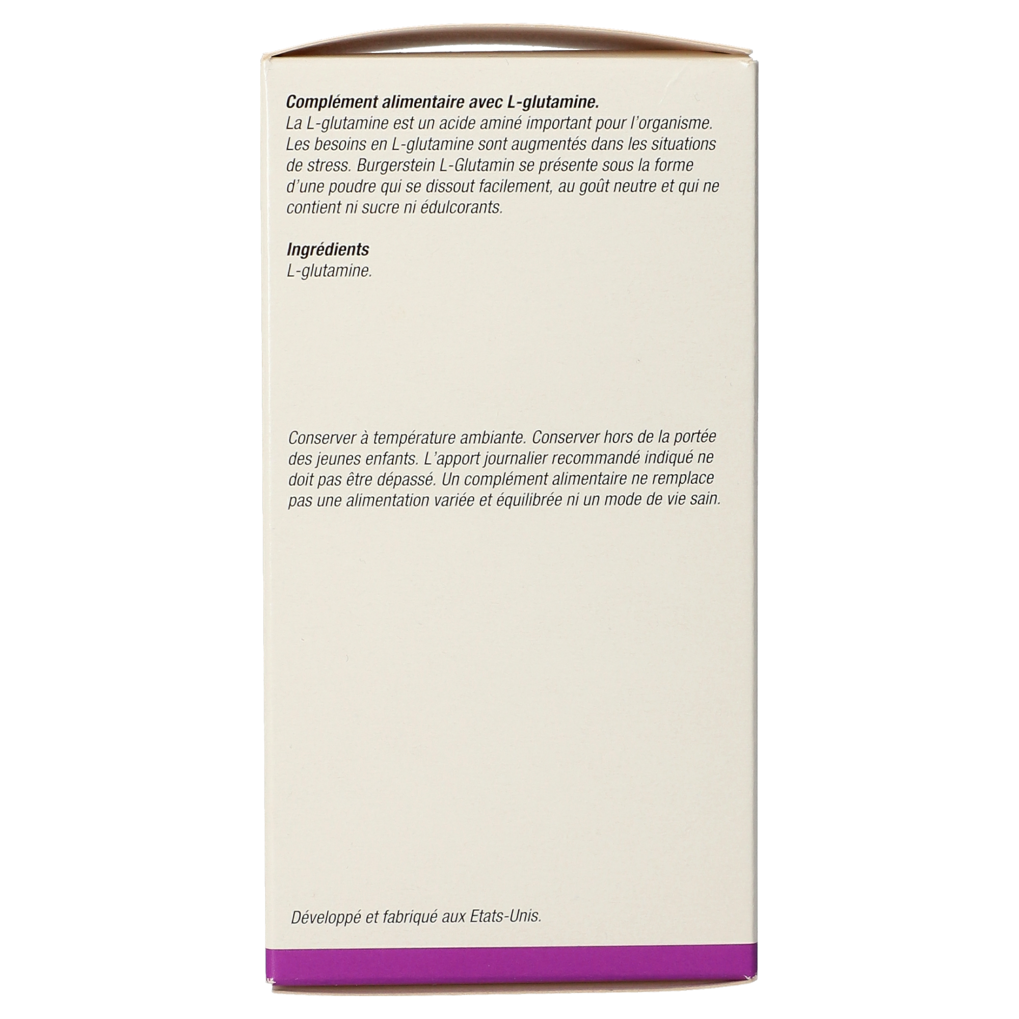 Burgerstein L-Glutamin Pulver