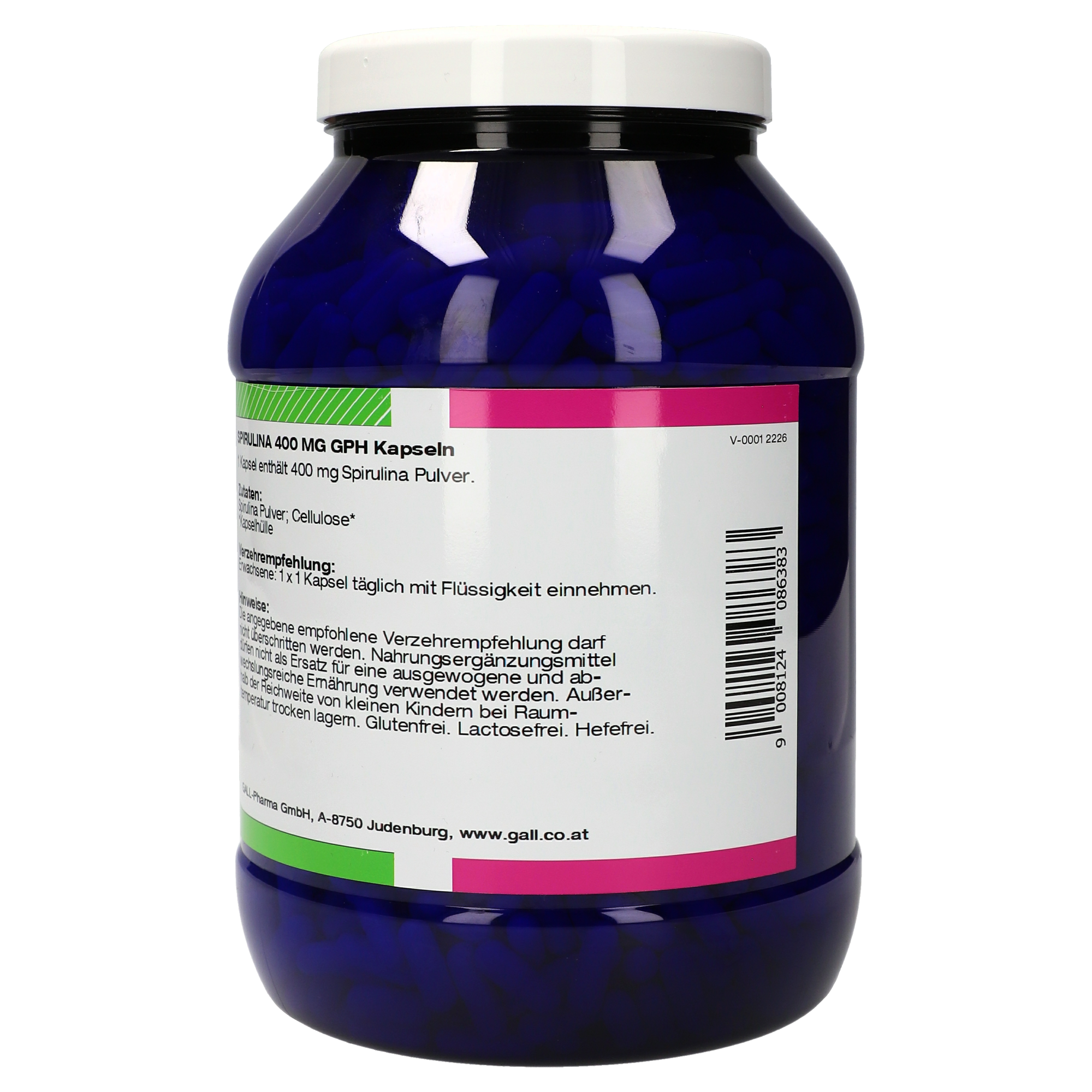 Spirulina 400 mg GPH Kapseln