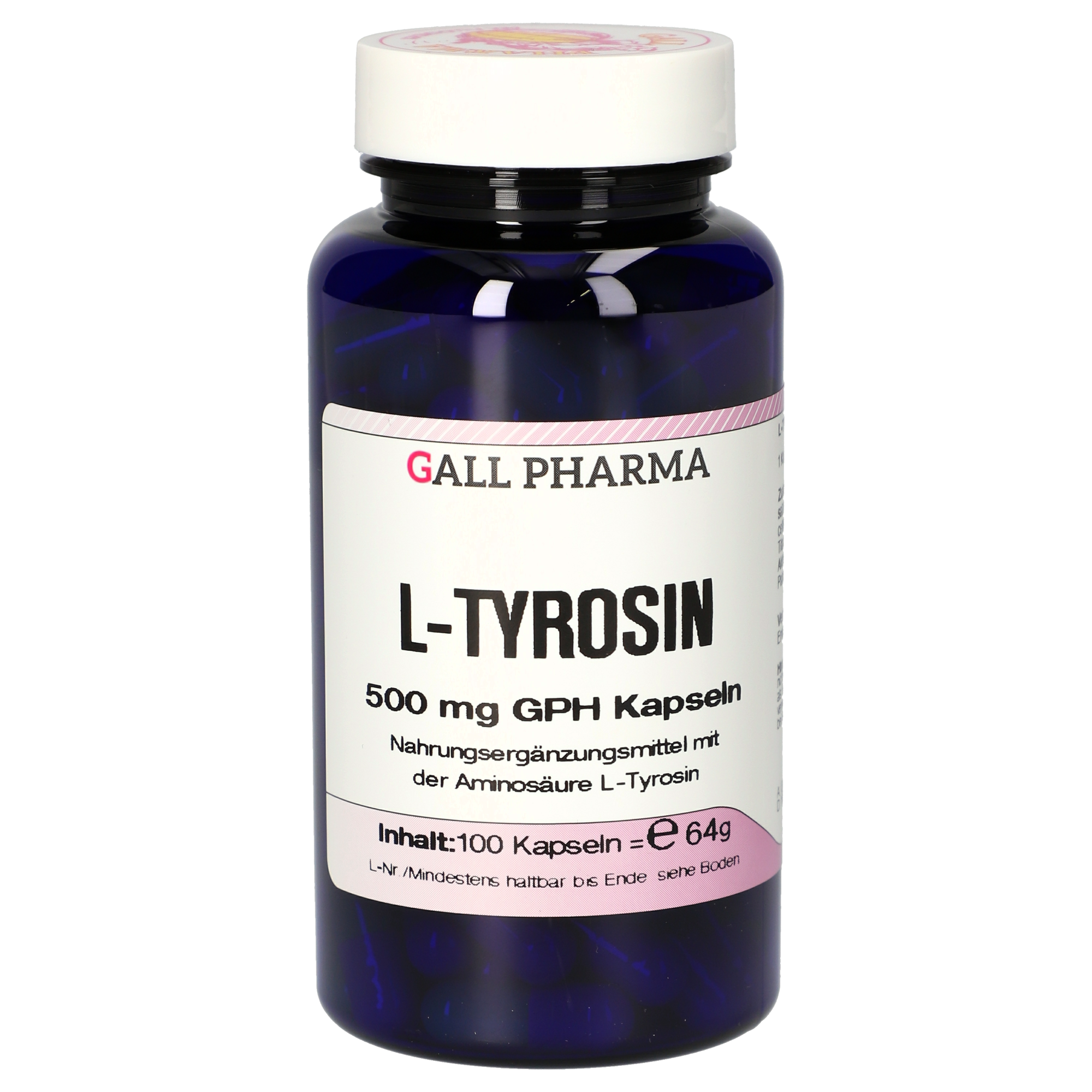 L-Tyrosine 500 mg GPH Capsules