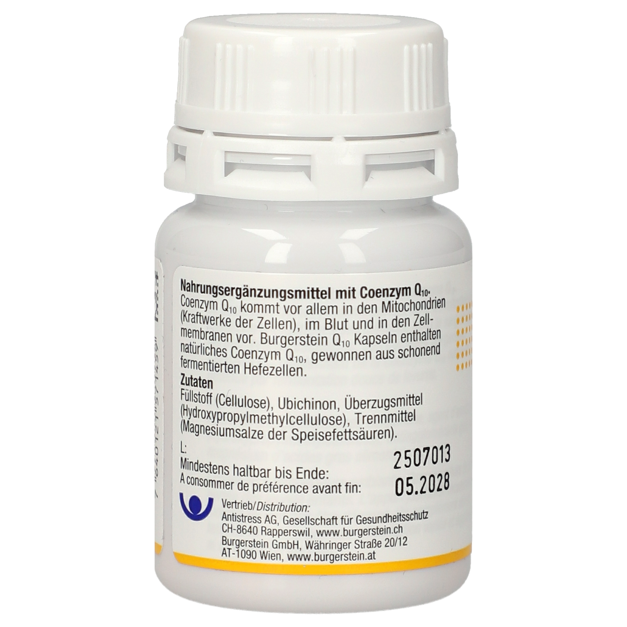 Burgerstein Coenzym Q10 100 mg Kapseln