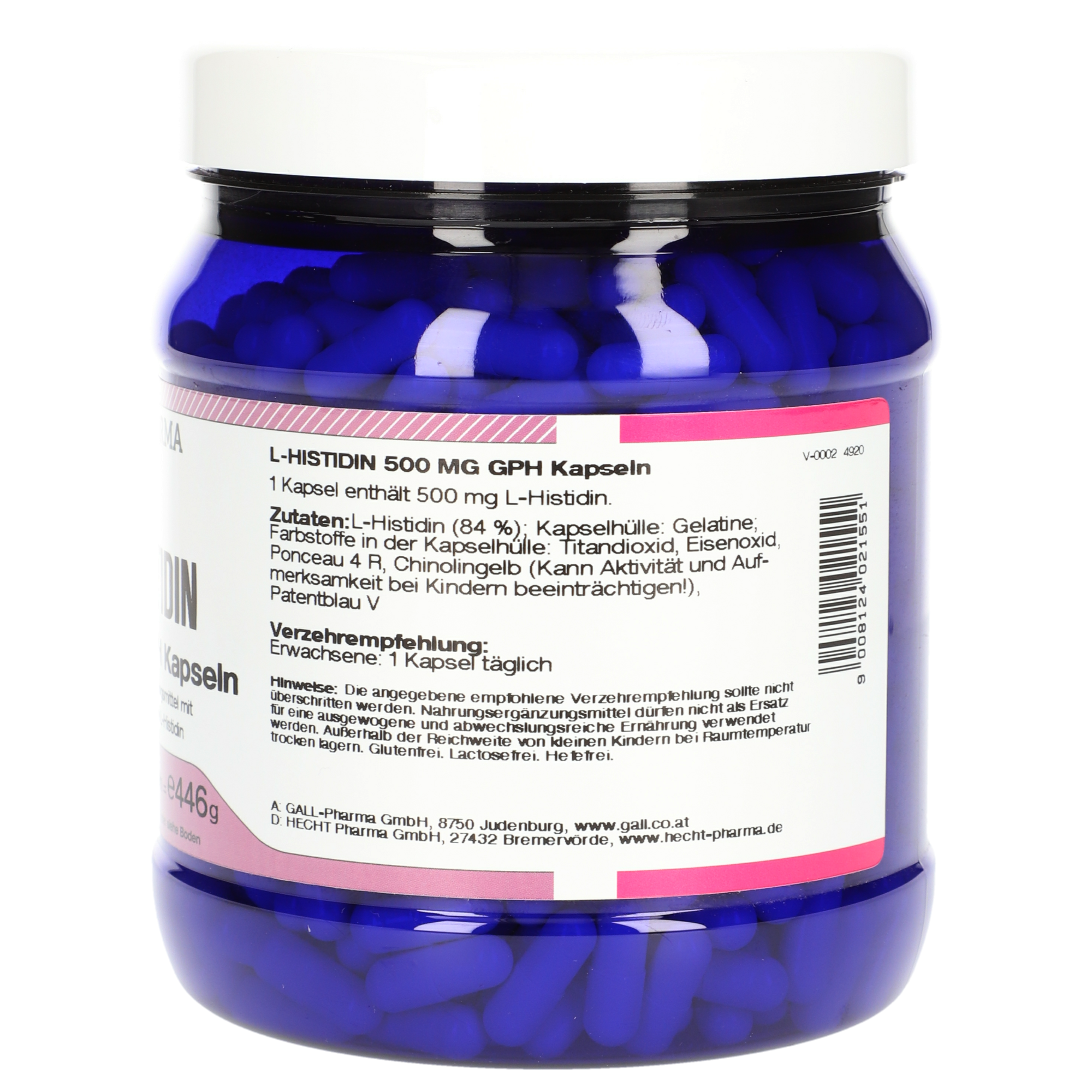 L-Histidin 500 mg GPH Kapseln