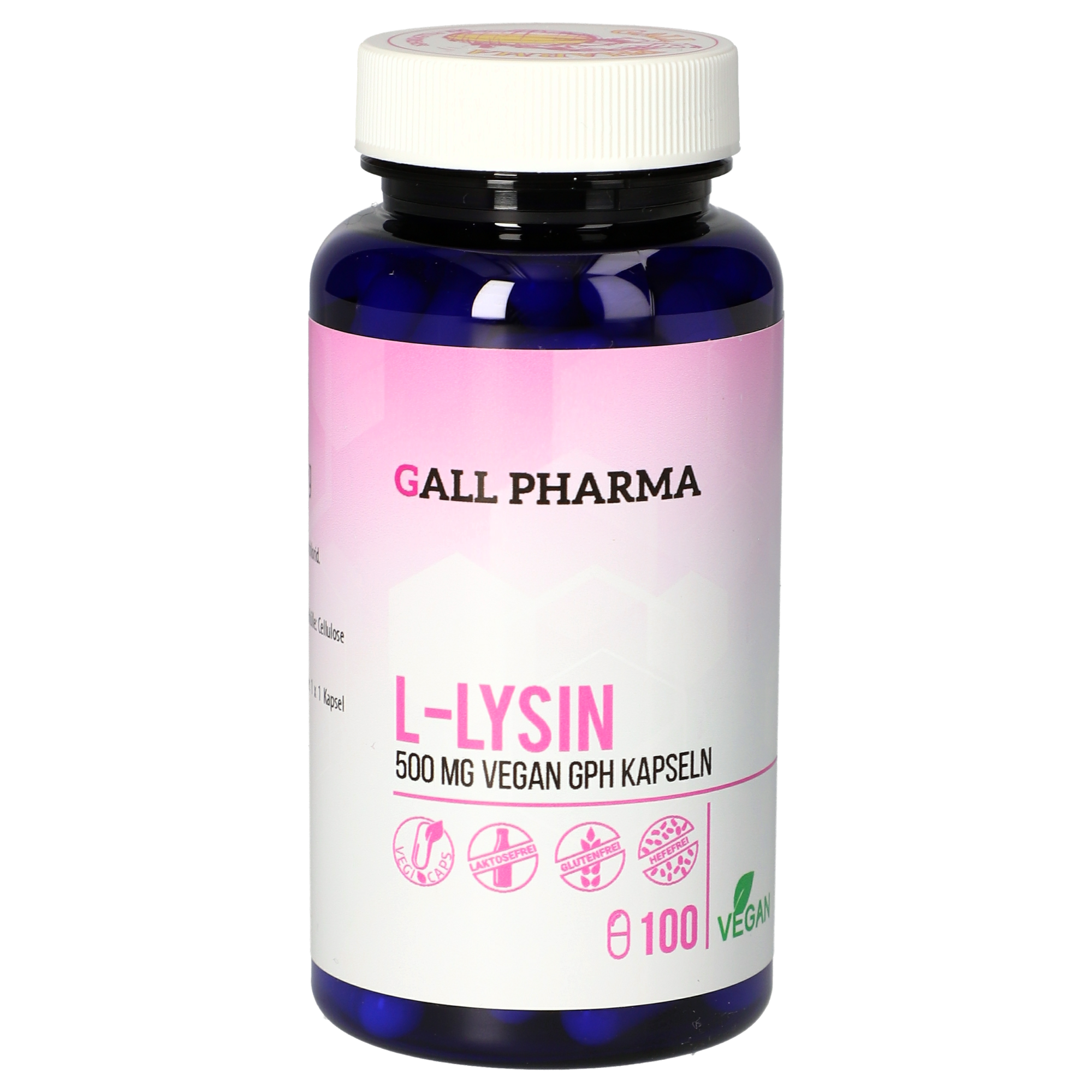 L-Lysin 500 mg Vegan GPH Kapseln L-Lysin 500 mg Vegan GPH Kapseln