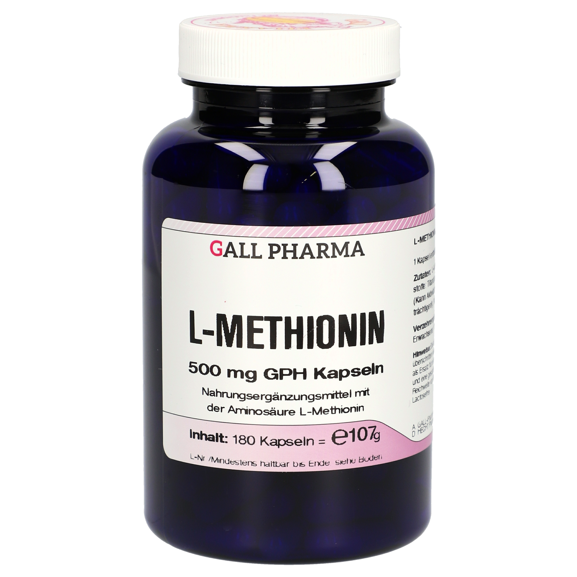L-Methionin 500 mg GPH Kapseln