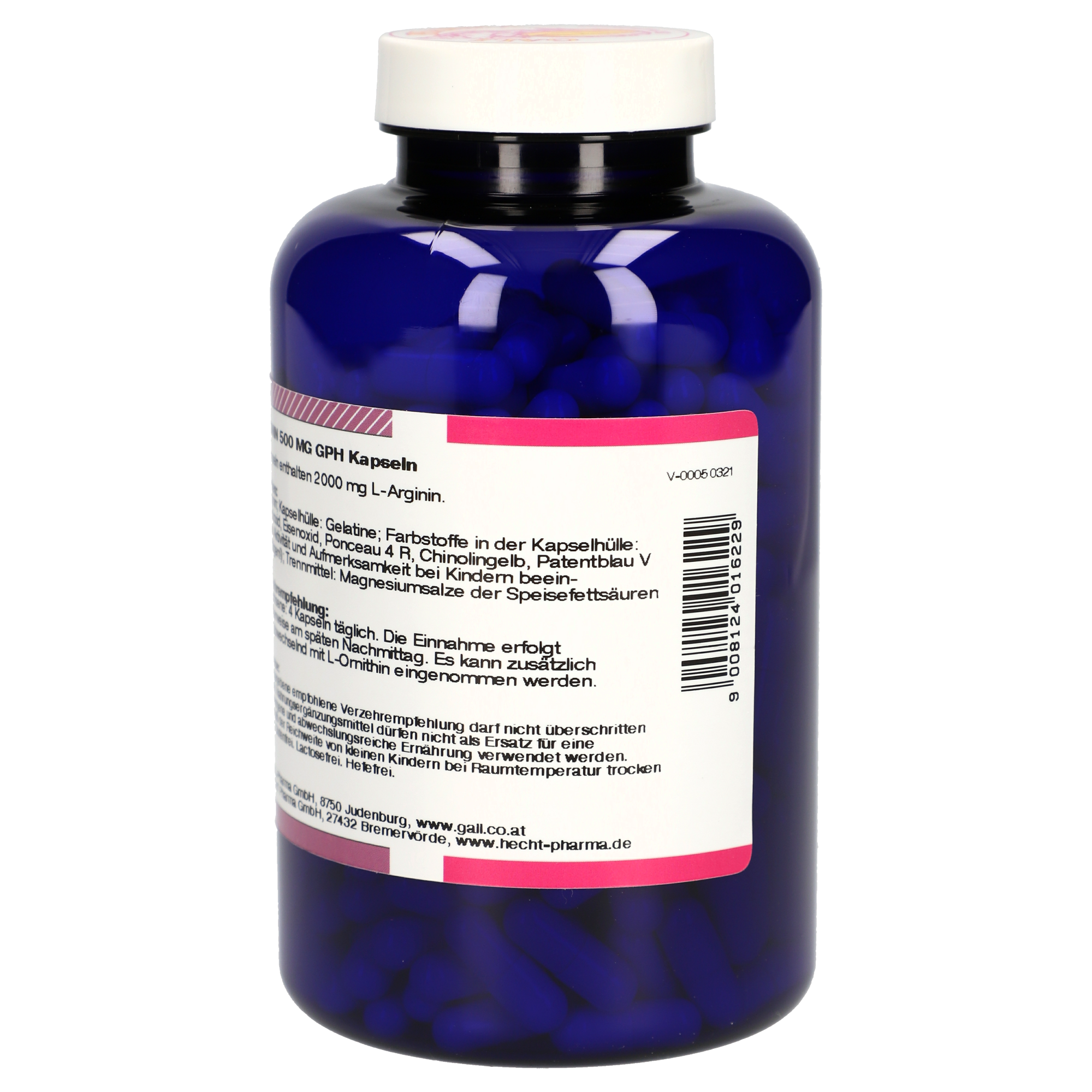 Arginin 500 mg GPH Kapseln
