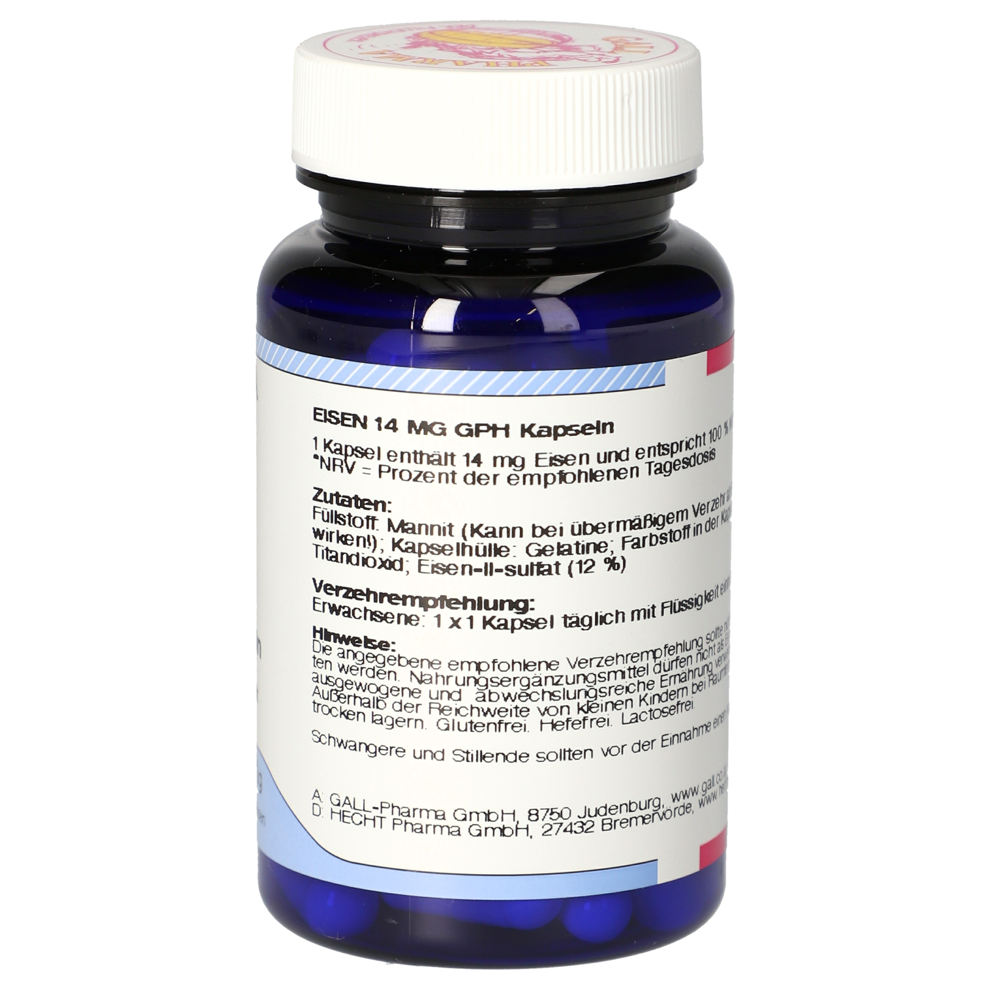 Eisen 14 mg GPH Kapseln
