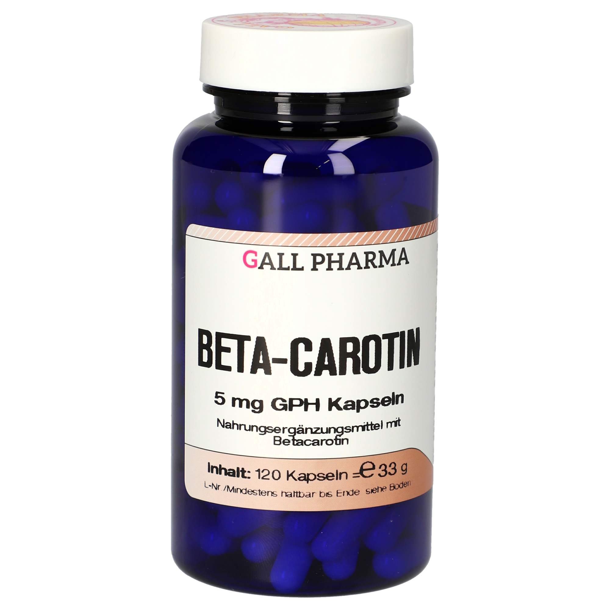Beta Carotene 5 mg GPH Capsules