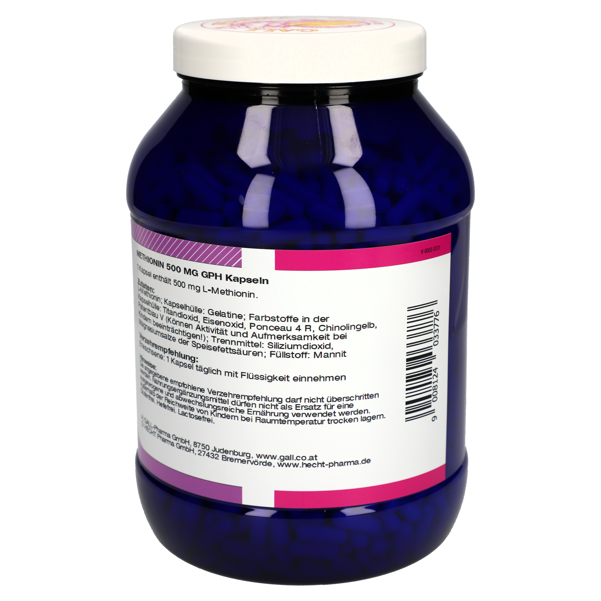 Methionin 500 mg GPH Kapseln
