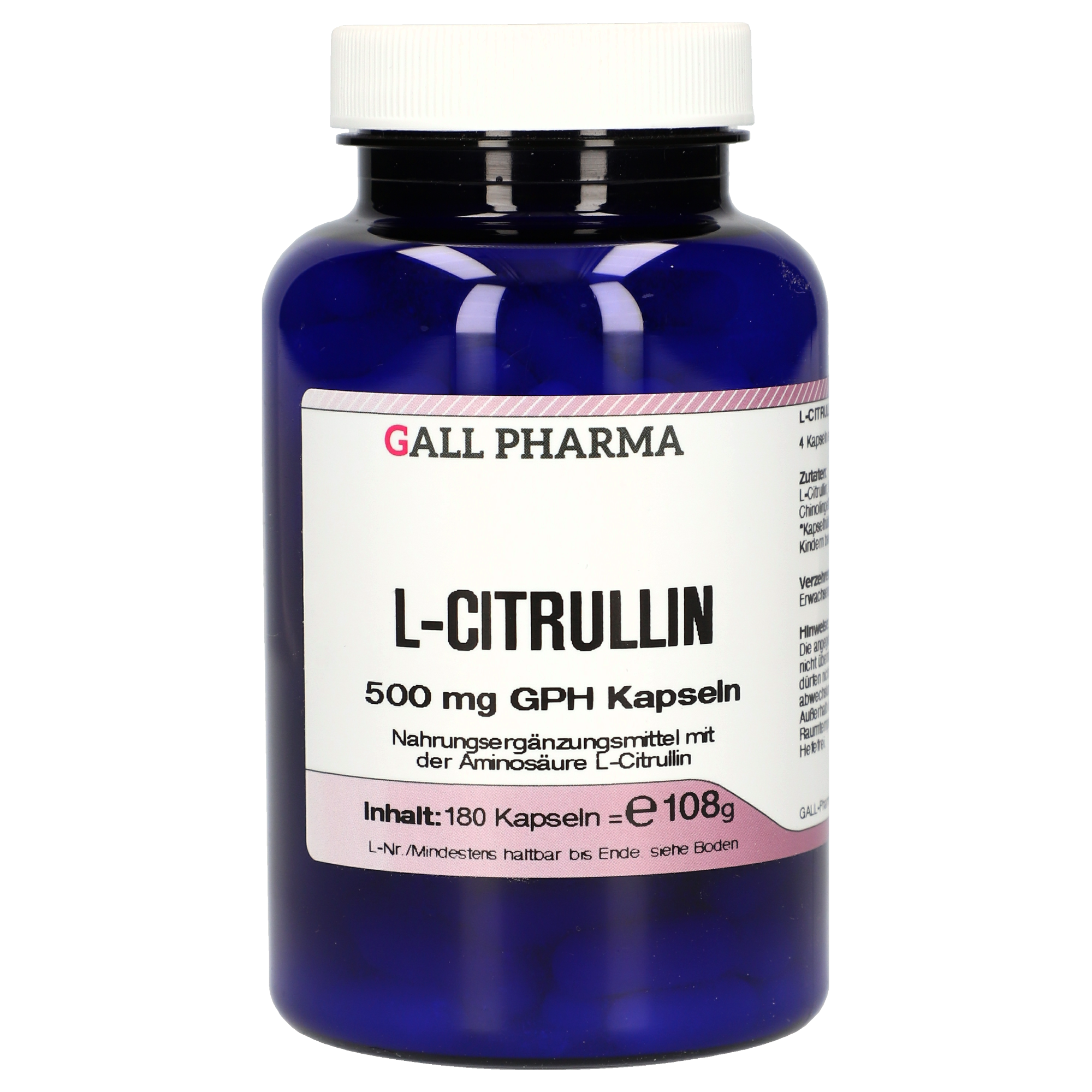 L-Citrullin 500 mg GPH Kapseln