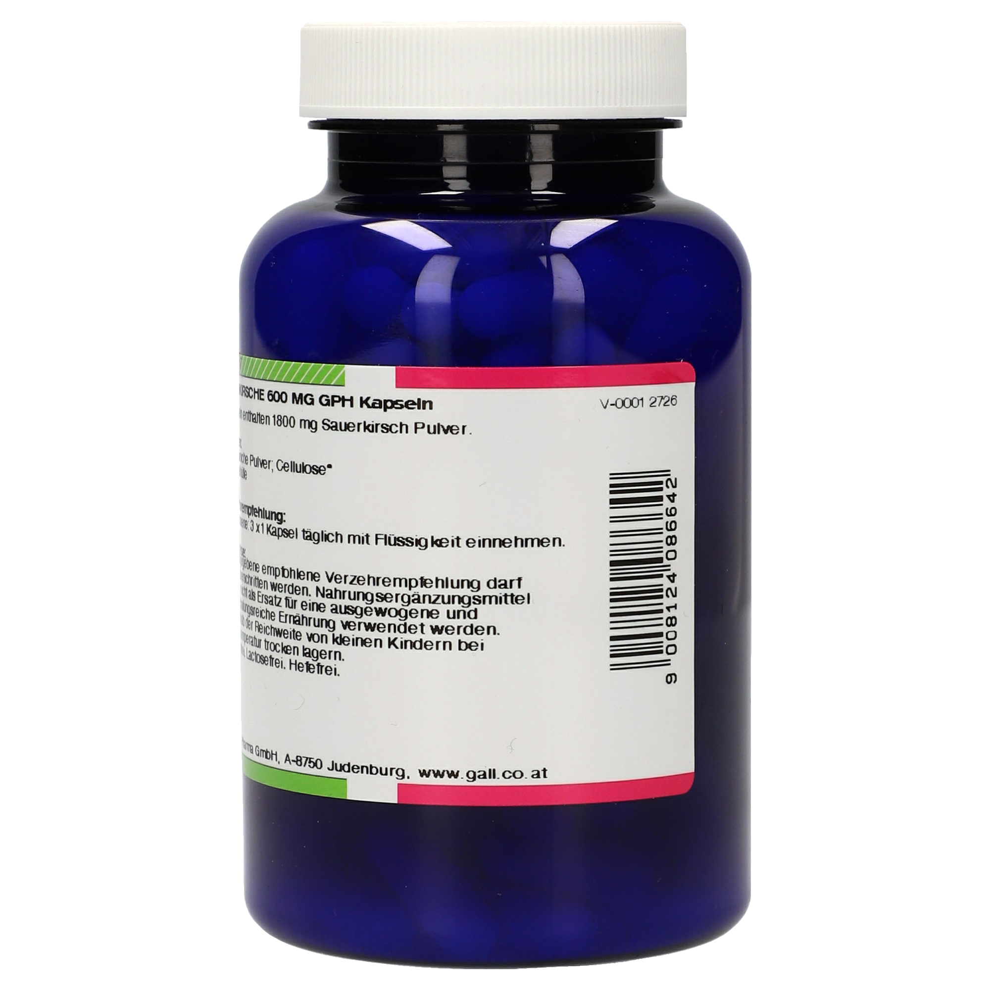 Sauerkirsche 600 mg GPH Kapseln