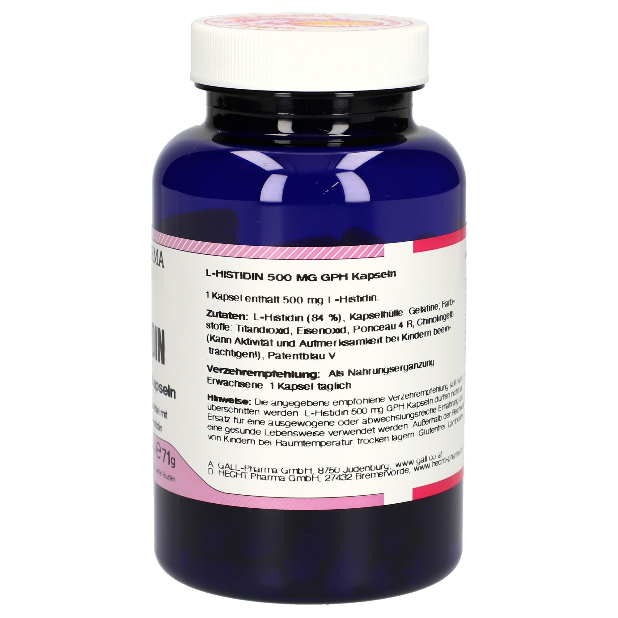 L-Histidin 500 mg GPH Kapseln