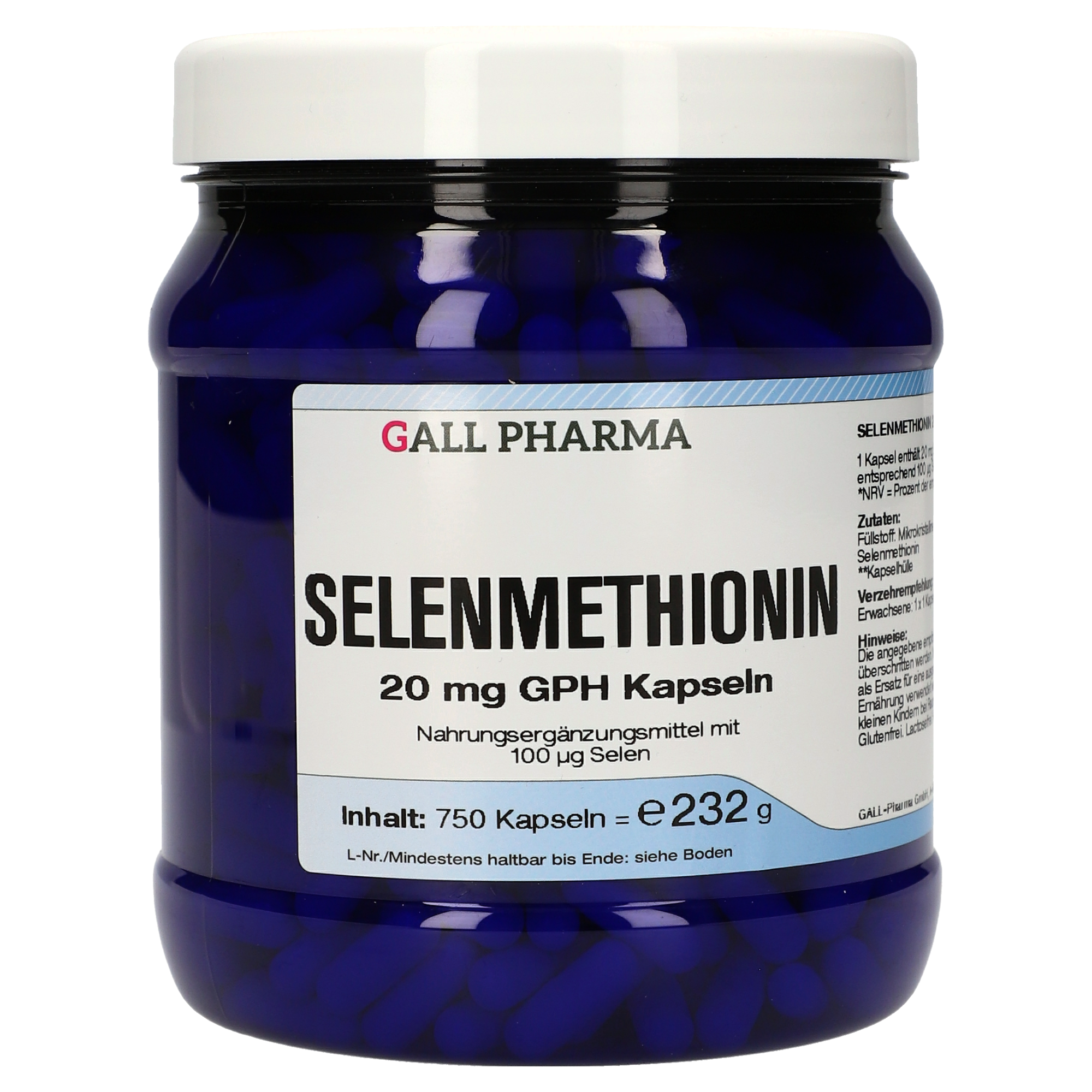 Selenmethionin 20 mg GPH Kapseln