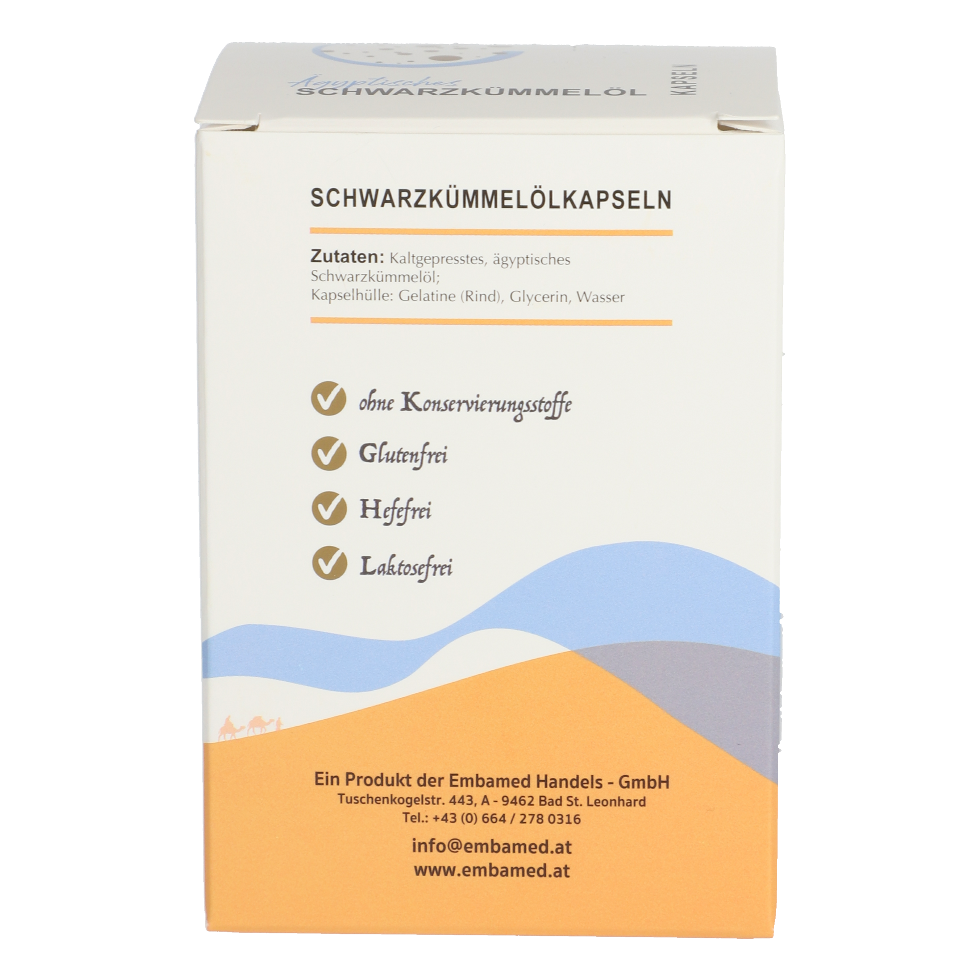 Schwarzkümmelöl 500 mg Embamed® Kapseln