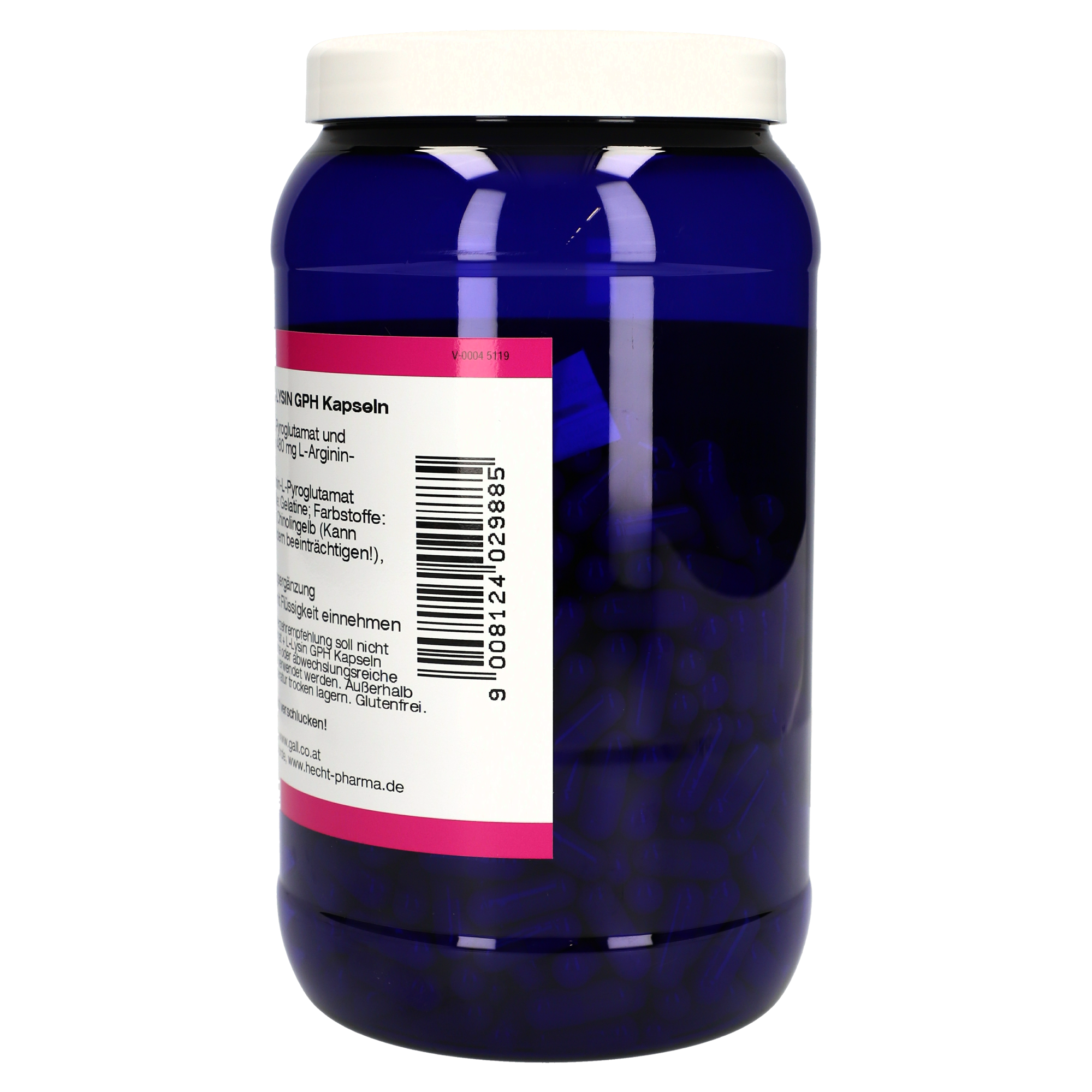 L-Arginine Pyroglutamate + L-Lysine GPH Capsules