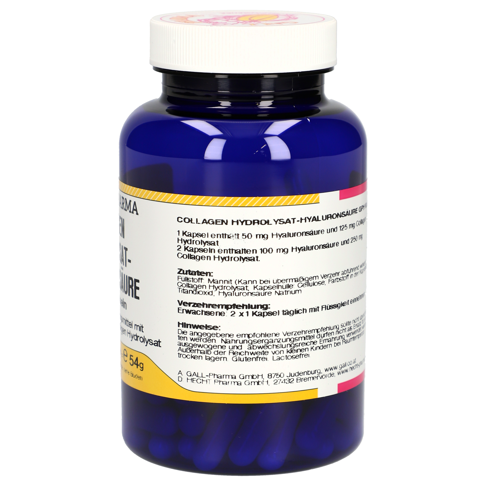 Collagen Hydrolysat-Hyaluronsäure GPH Kapseln