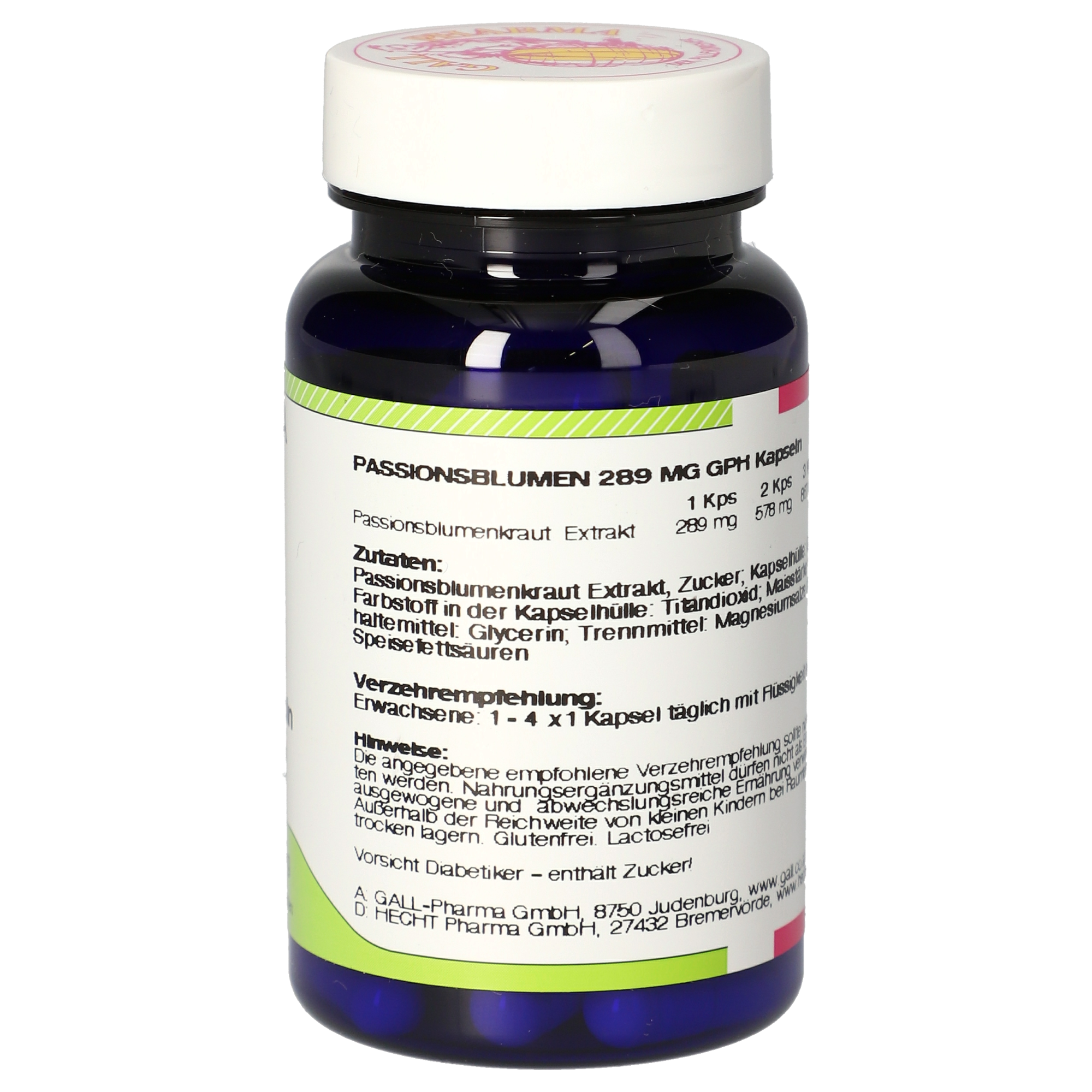 Passionsblumen 289 mg GPH Kapseln