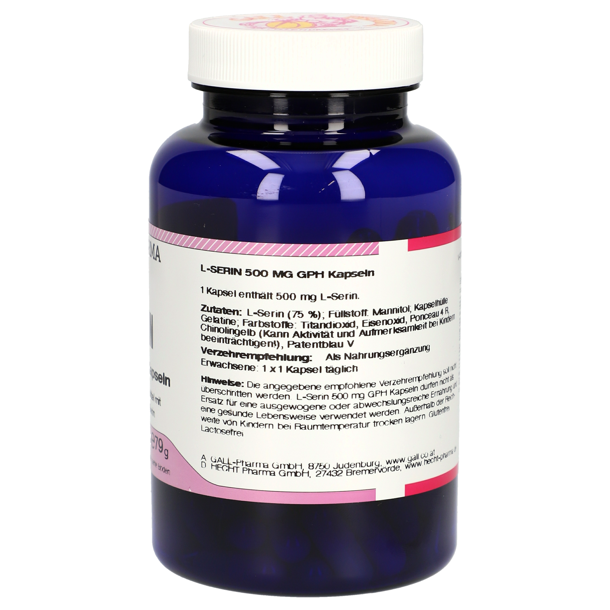 L-Serine 500 mg GPH Capsules