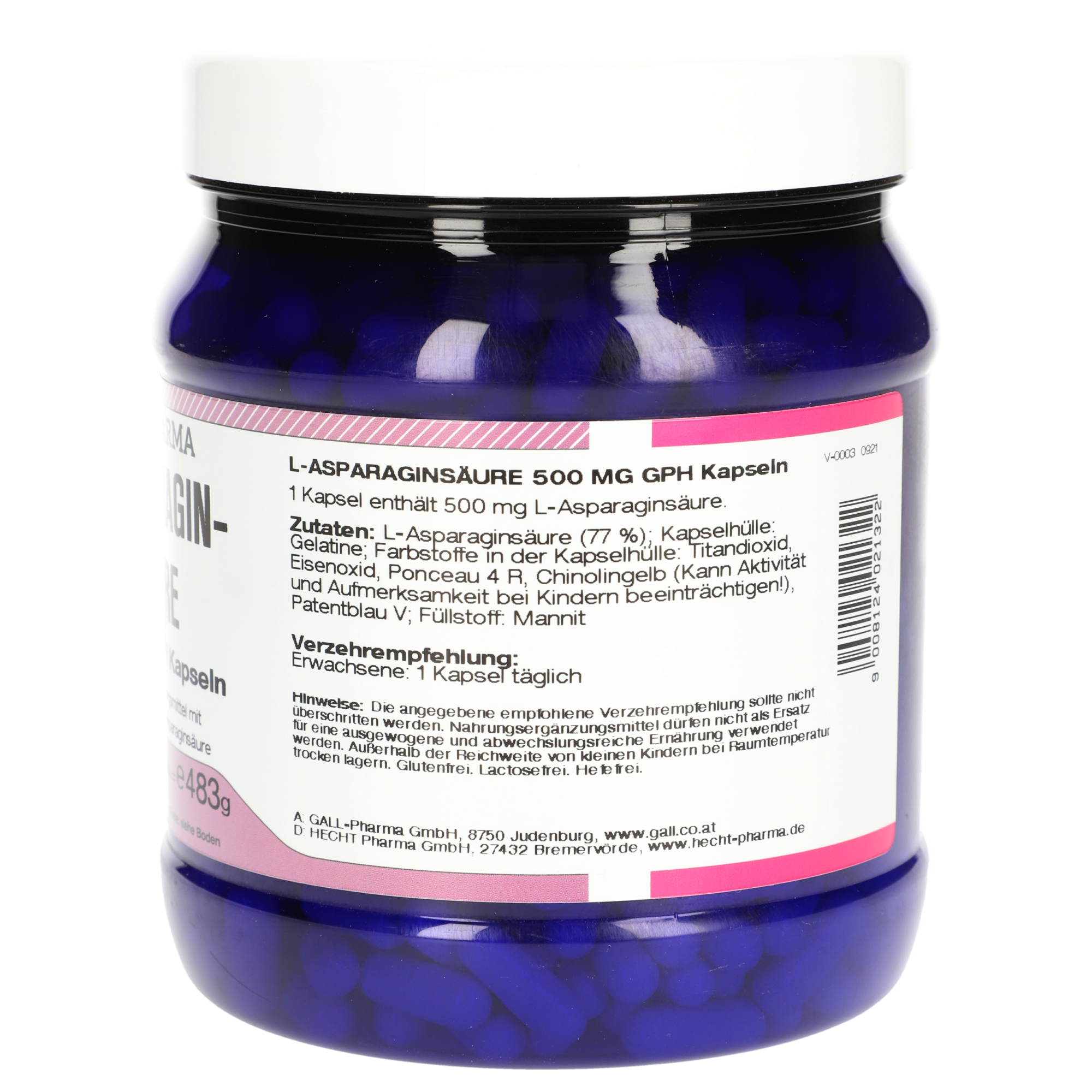 L-Asparaginsäure 500 mg GPH Kapseln