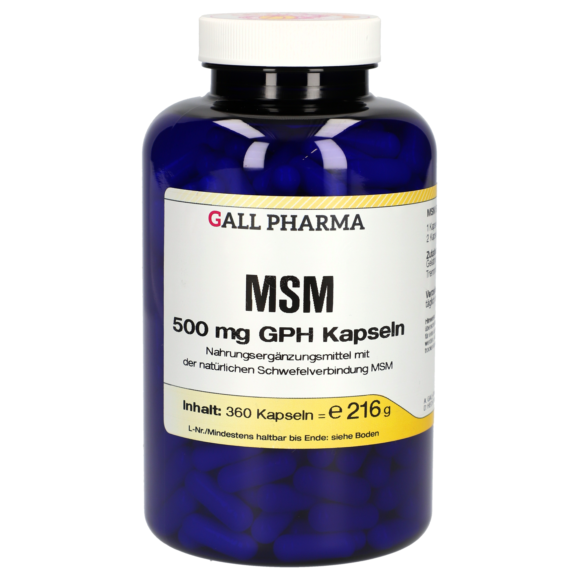 MSM 500 mg GPH Kapseln