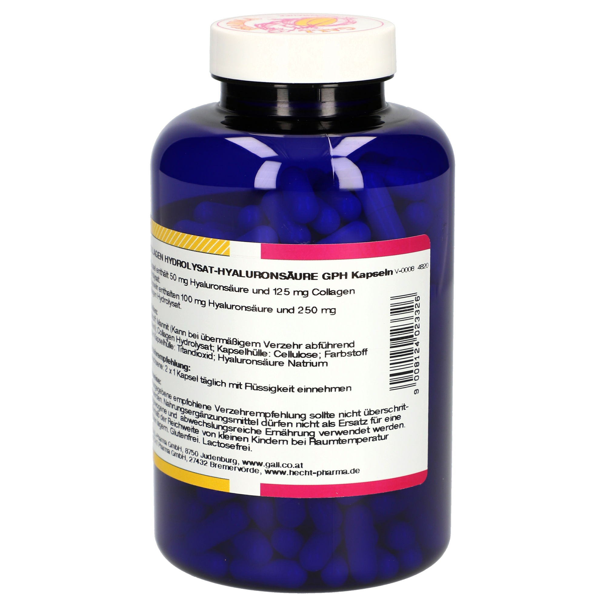 Collagen Hydrolysat-Hyaluronsäure GPH Kapseln