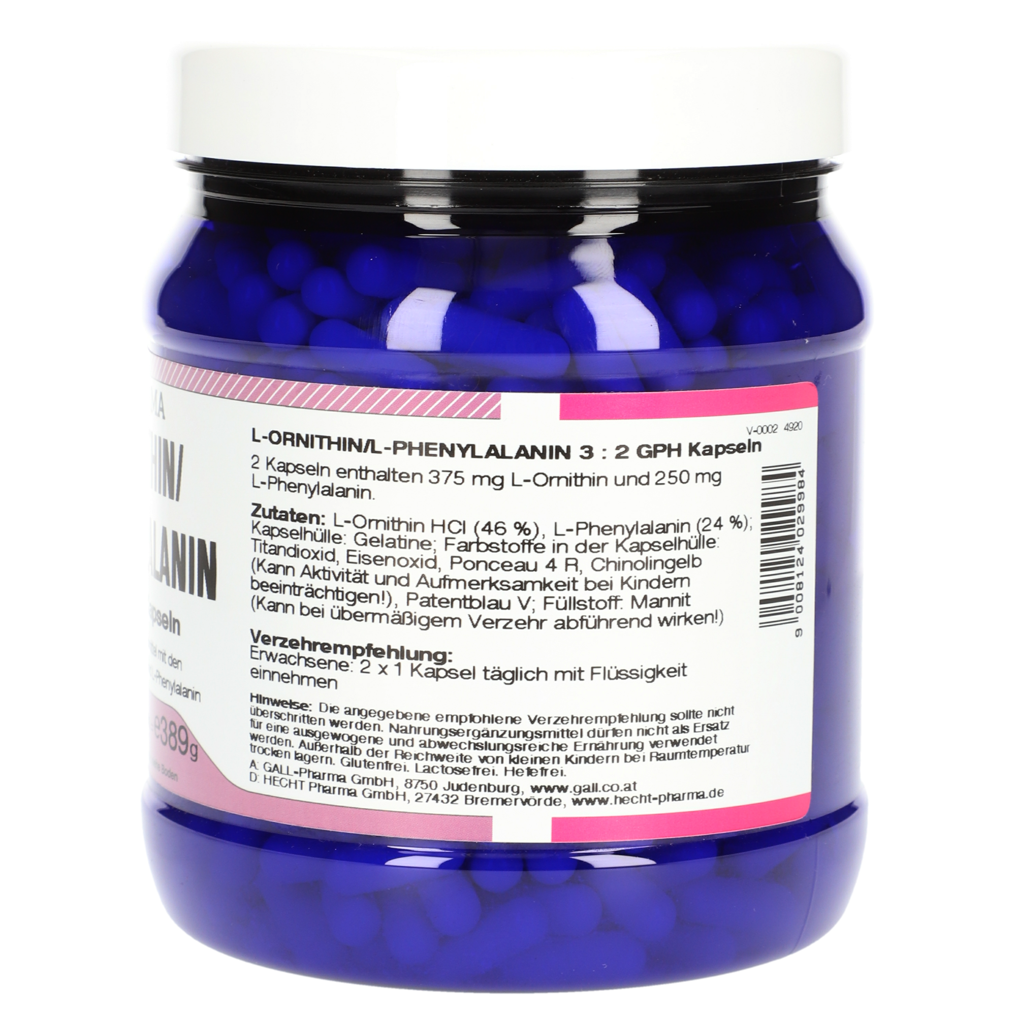 L-Ornithin / L-Phenylalanin 3:2 GPH Kapseln