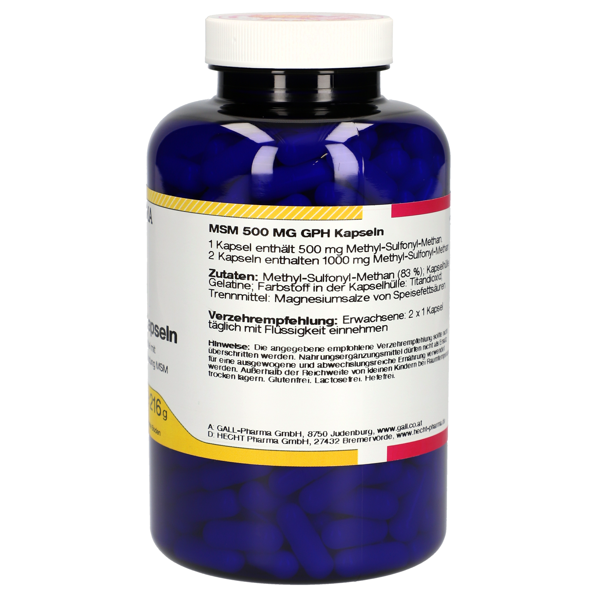 MSM 500 mg GPH Kapseln