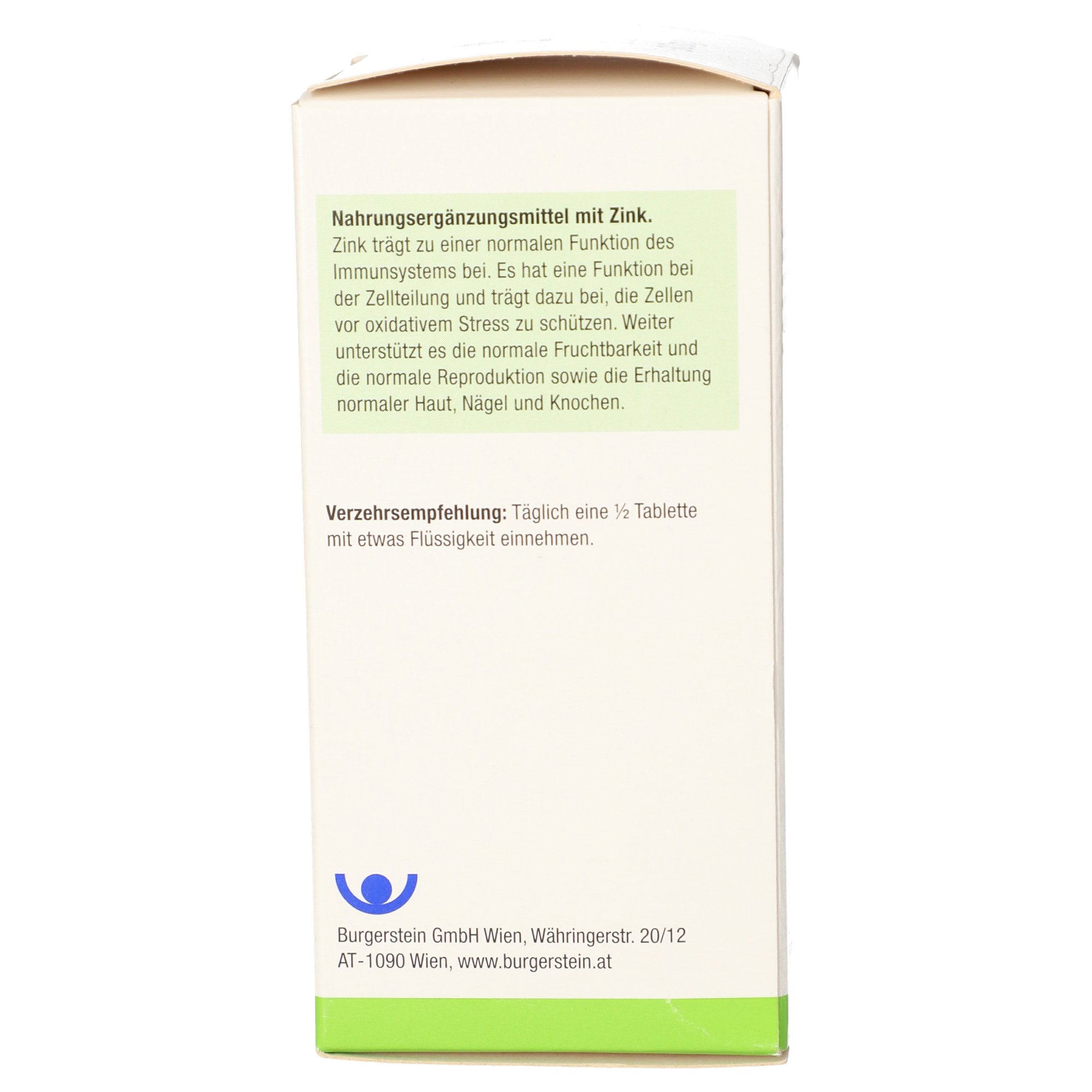 Burgerstein Zinkvital 30 mg Tabletten