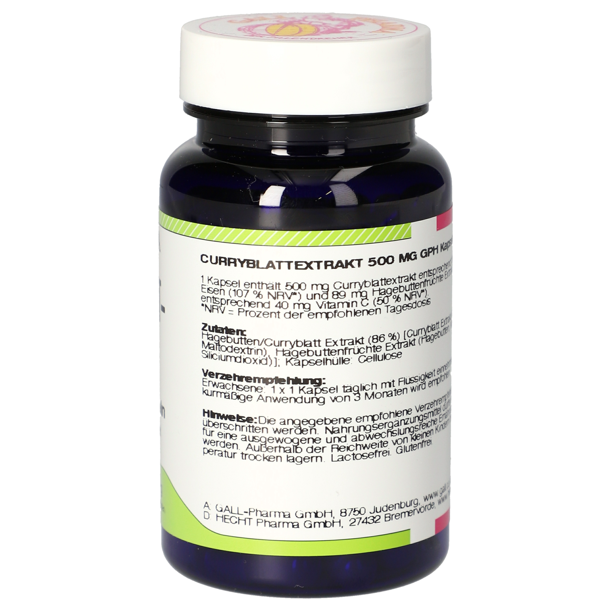 Curryblattextrakt 500 mg GPH Kapseln