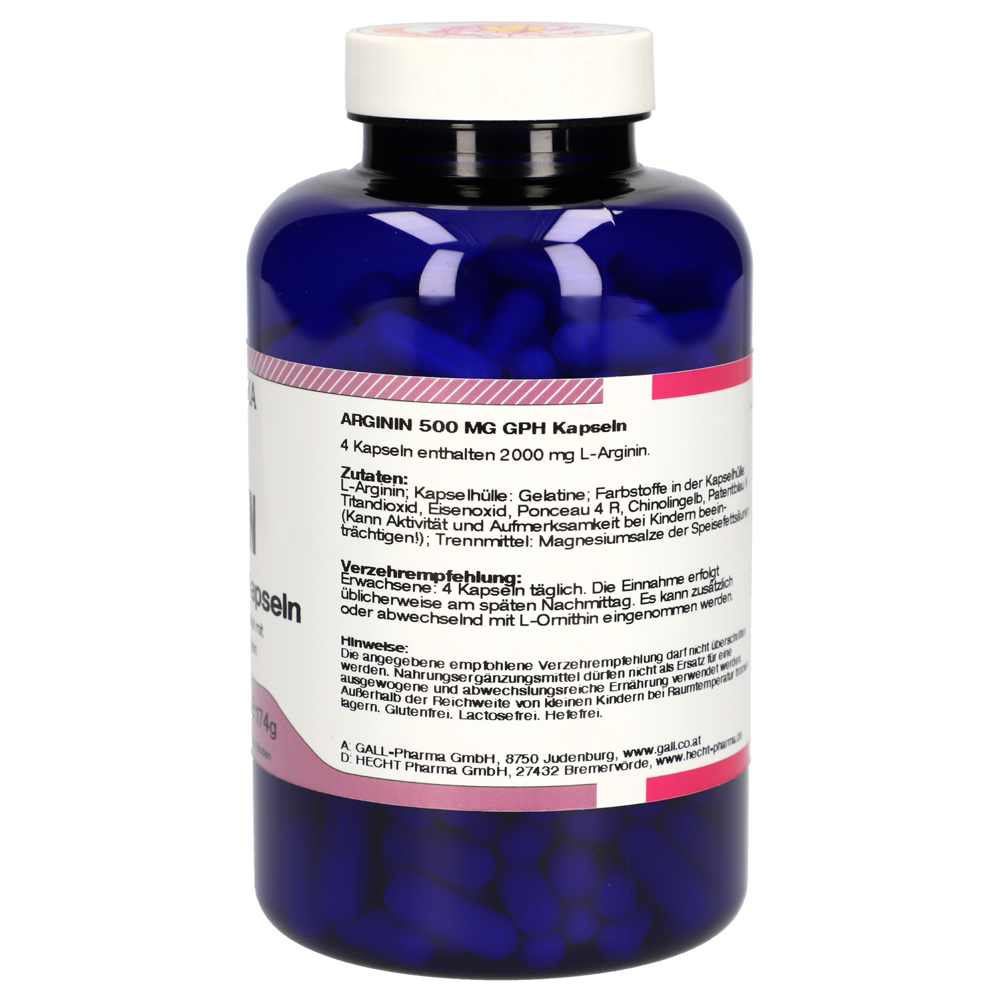 Arginin 500 mg GPH Kapseln