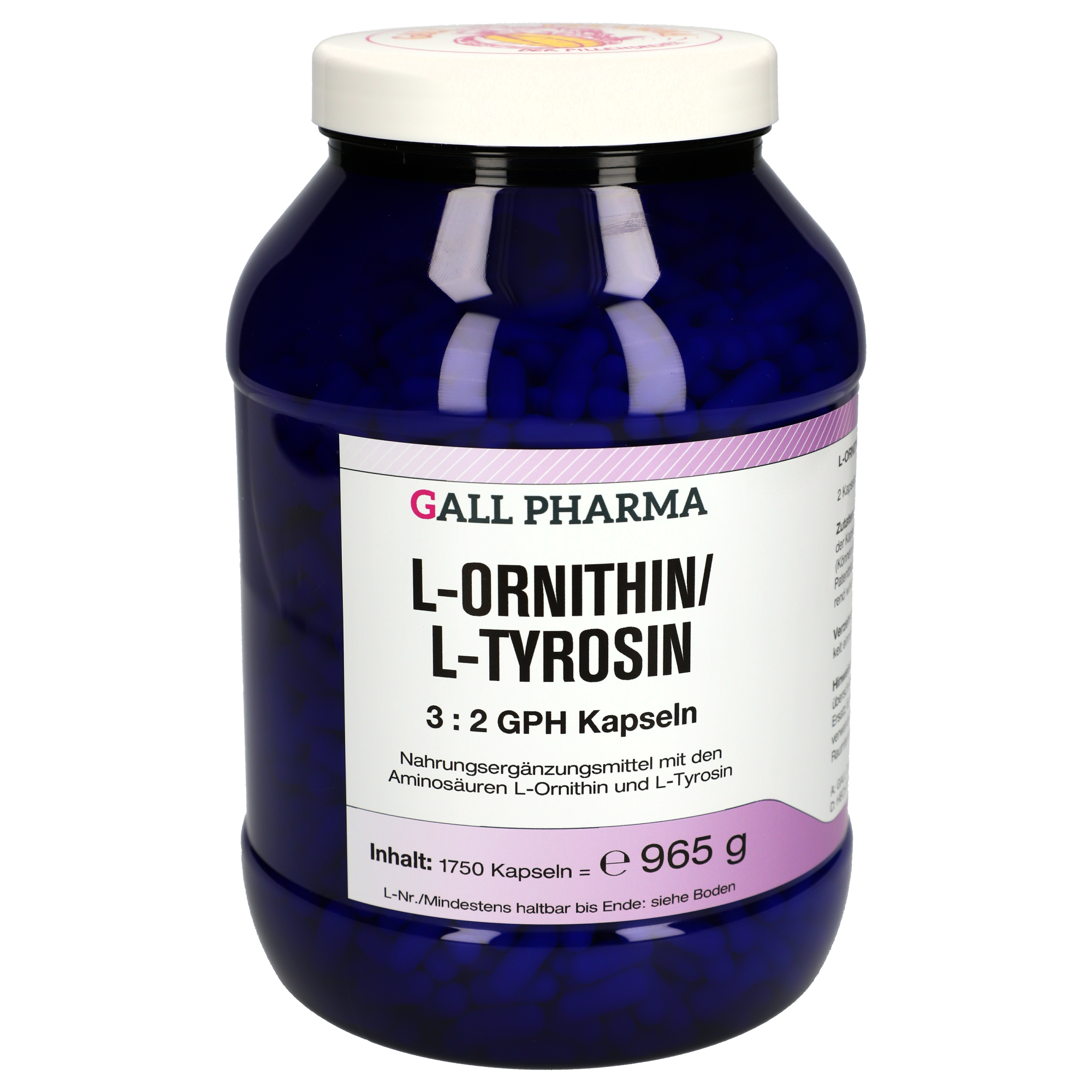 L-Ornithin / L-Tyrosin 3:2 GPH Kapseln