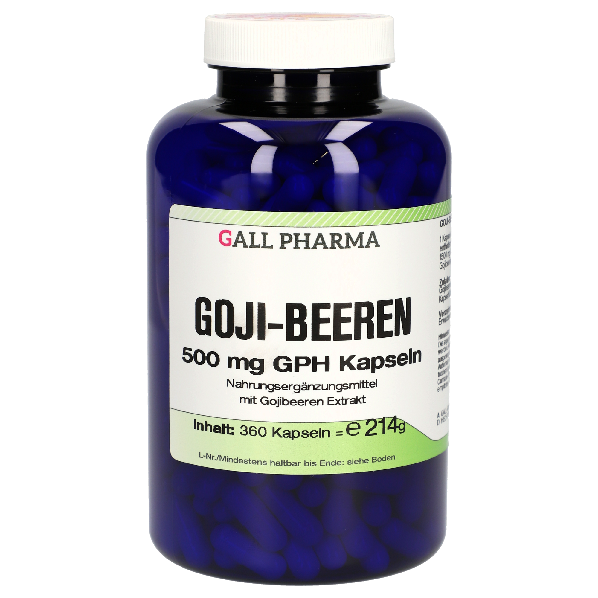 Goji Beeren 500 mg GPH Kapseln